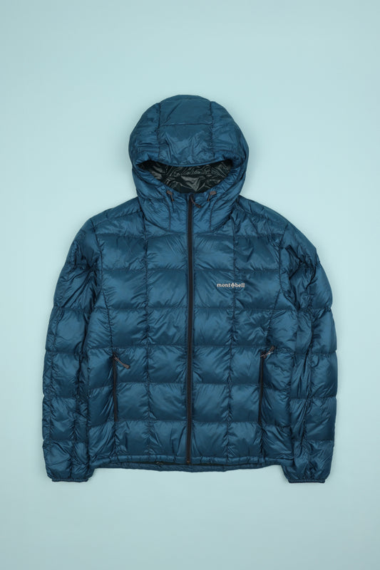 Montbell US Mens Superior 800 Down Parka - Blue Green