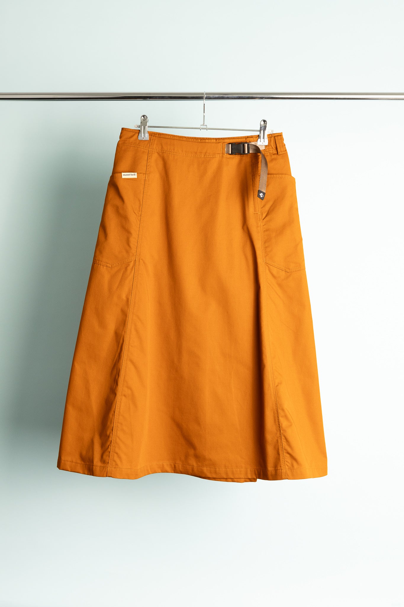 Montbell Womens Core Spun Long Skirt - Brown