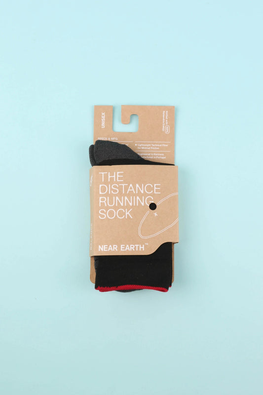 Near Earth Distance Sock Crew - Black | Coffee Outdoors