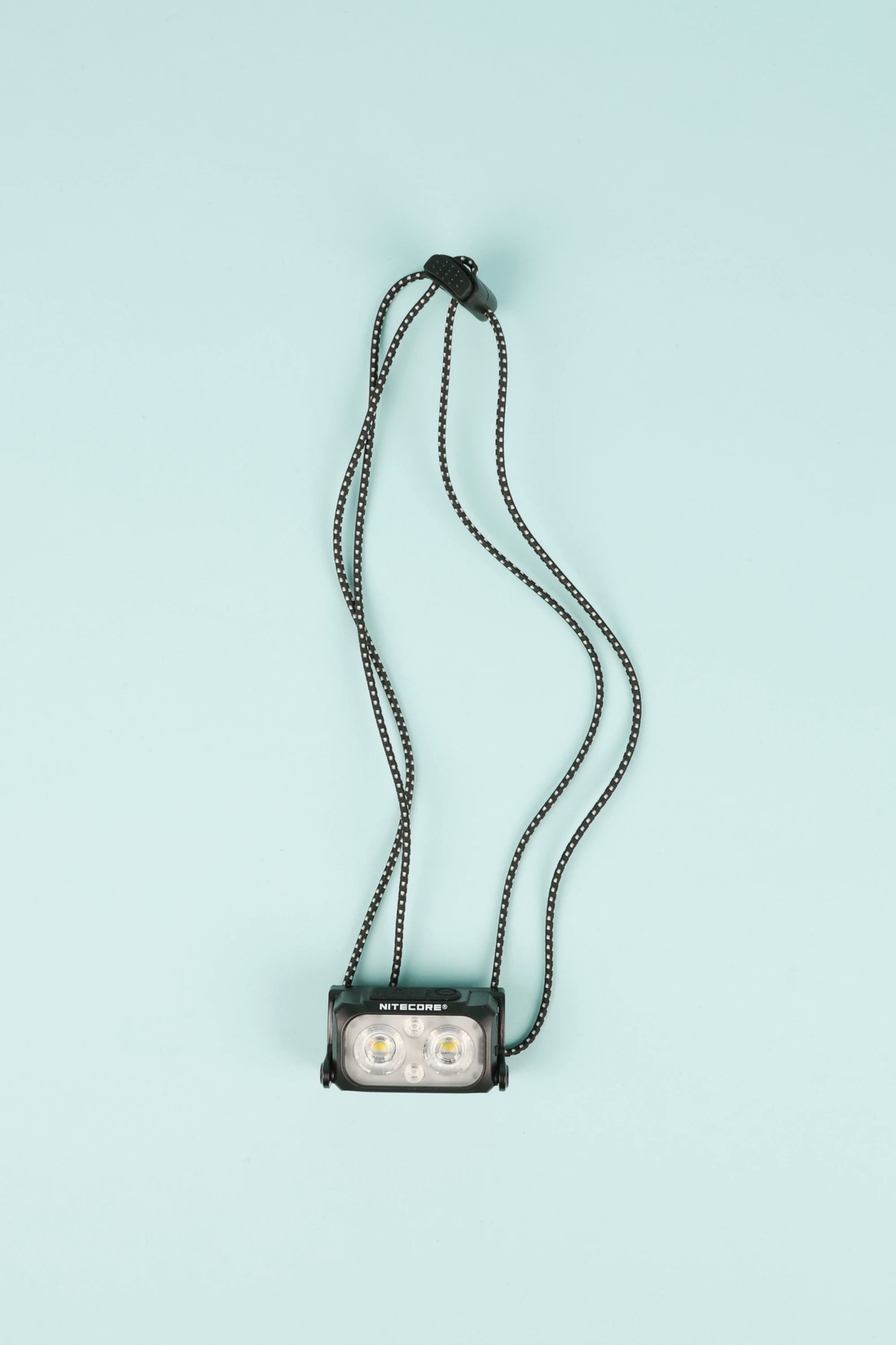 Nitecore NU25 MCT UL 400L - Ultralight headlamp with bright LED lights and adjustable cord.