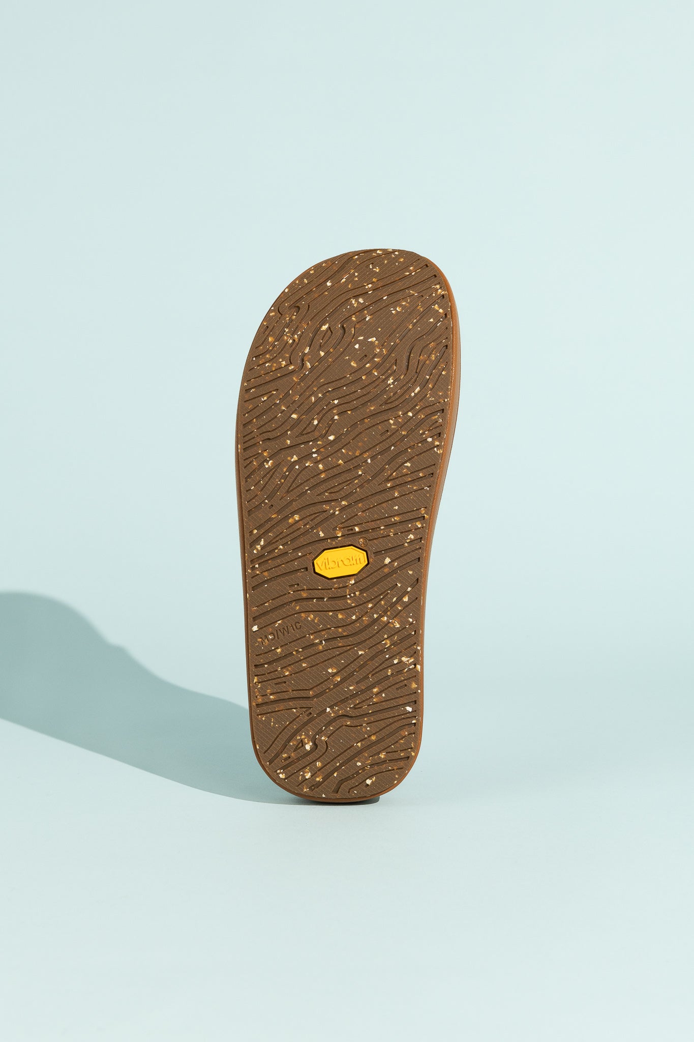 Sole of the Norda 008 - Oud recovery slide showing unique traction design and durable material.