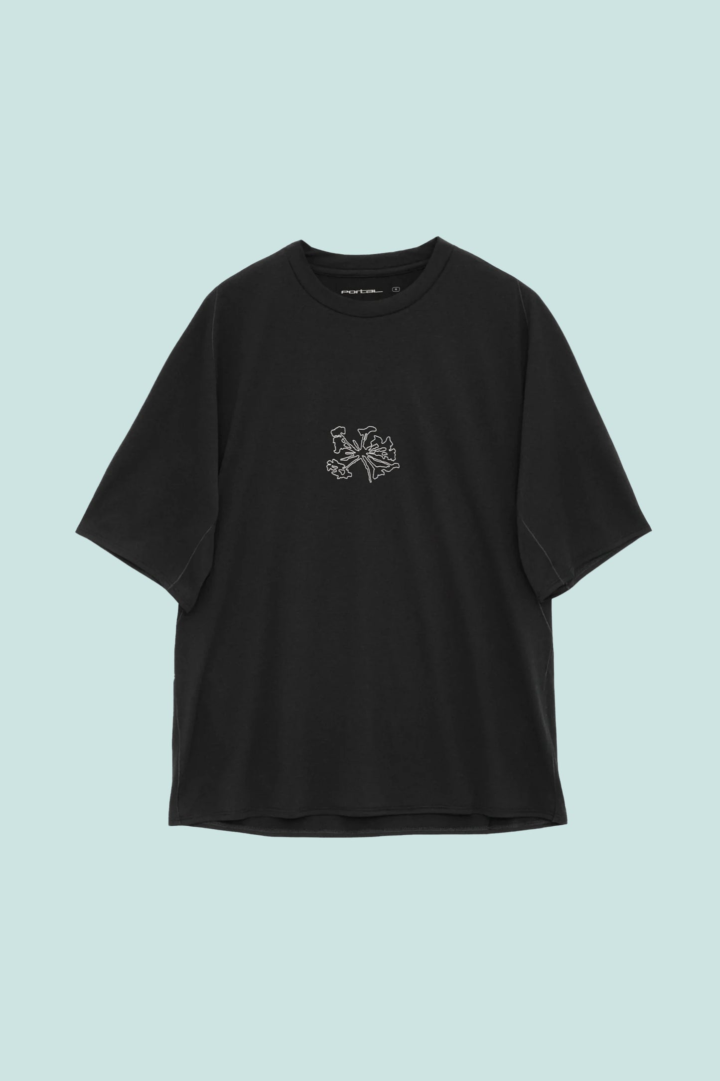 Portal Lateral Peak Tee - Black Beauty
