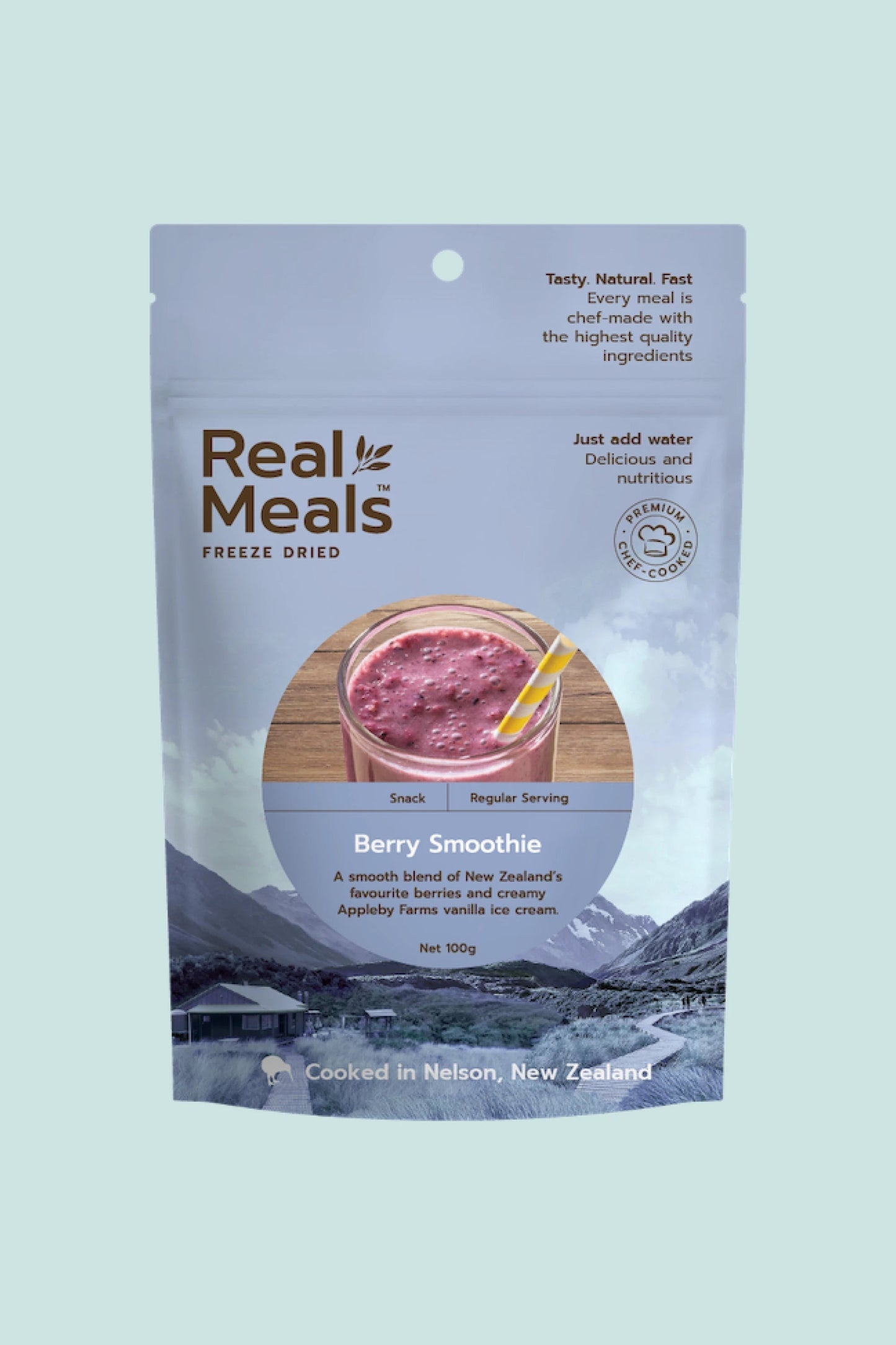 Real Meals Berry Smoothie | Coffee Outdoors