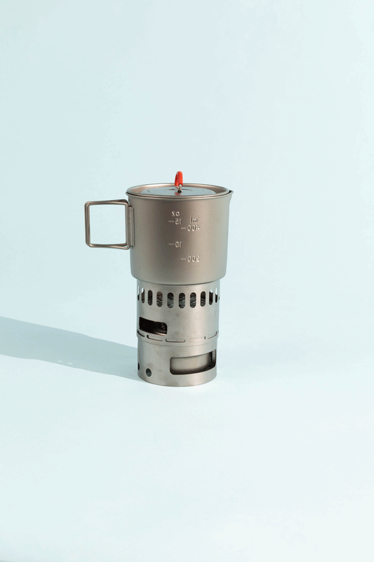 Titanium Mug Pot 500 Stove Set