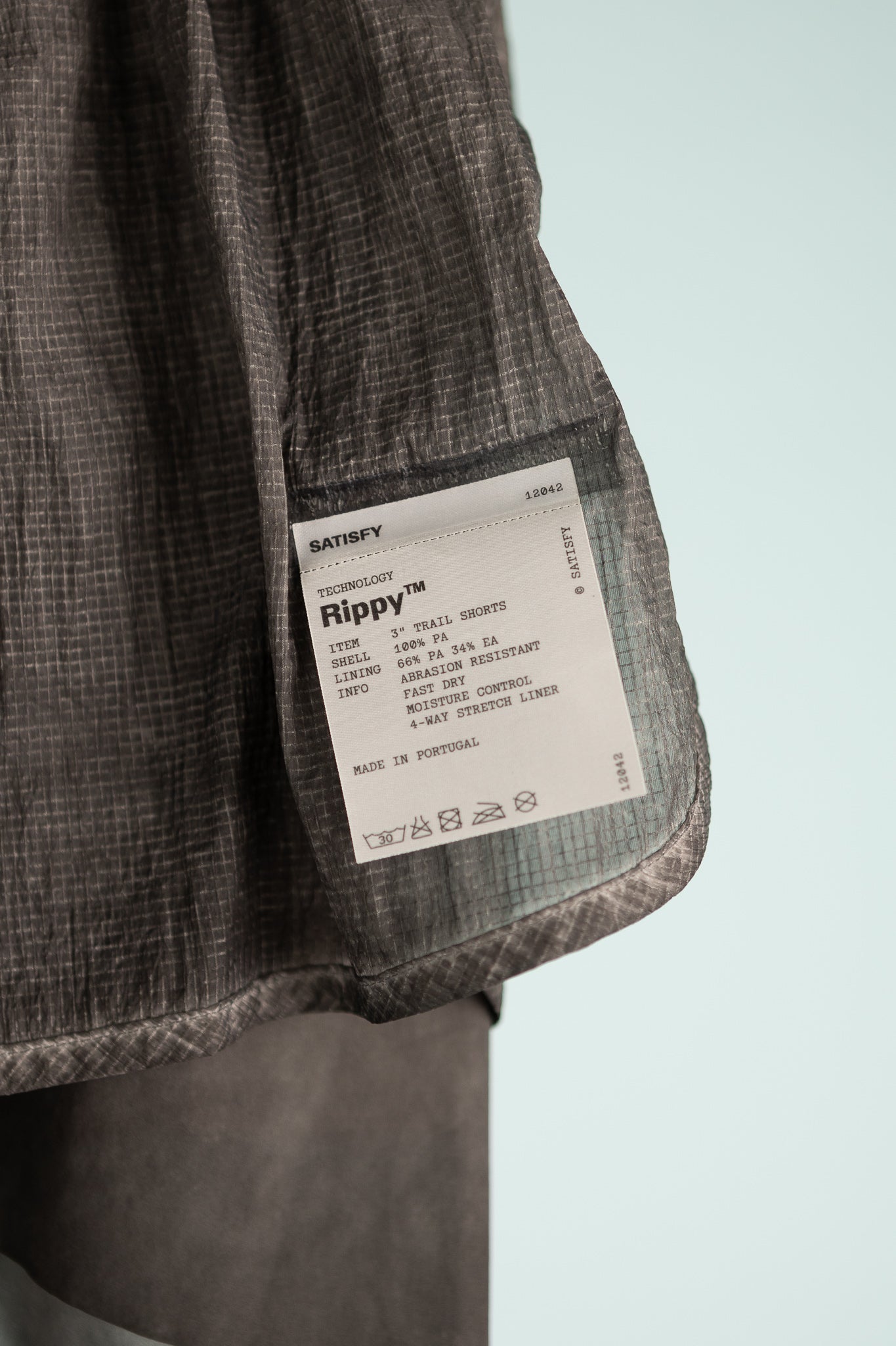 Satisfy Rippy™ 3" Trail Shorts - Aged Black