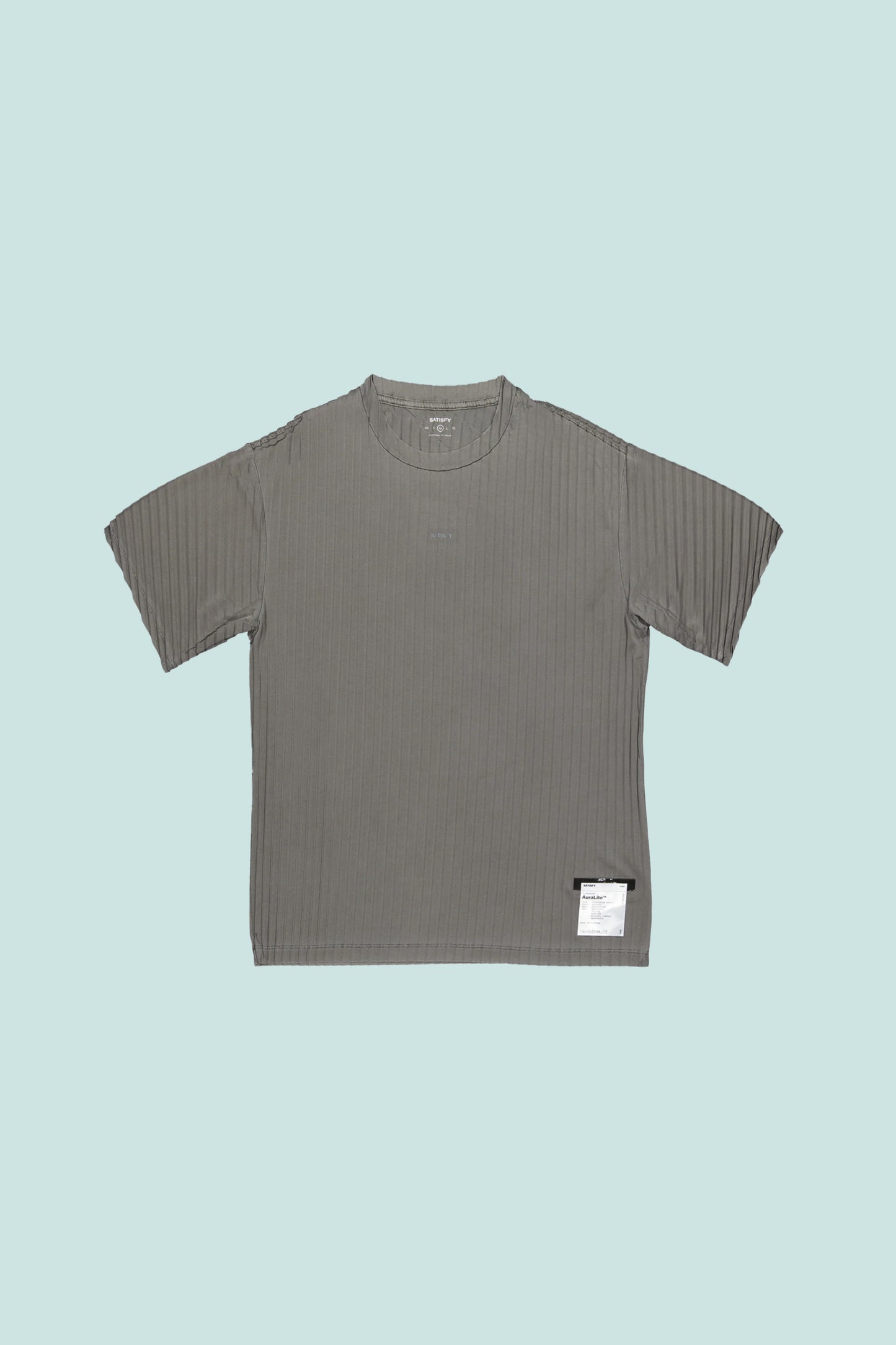 Satisfy AuraLite™ Pleated T-Shirt - Mineral Graphite