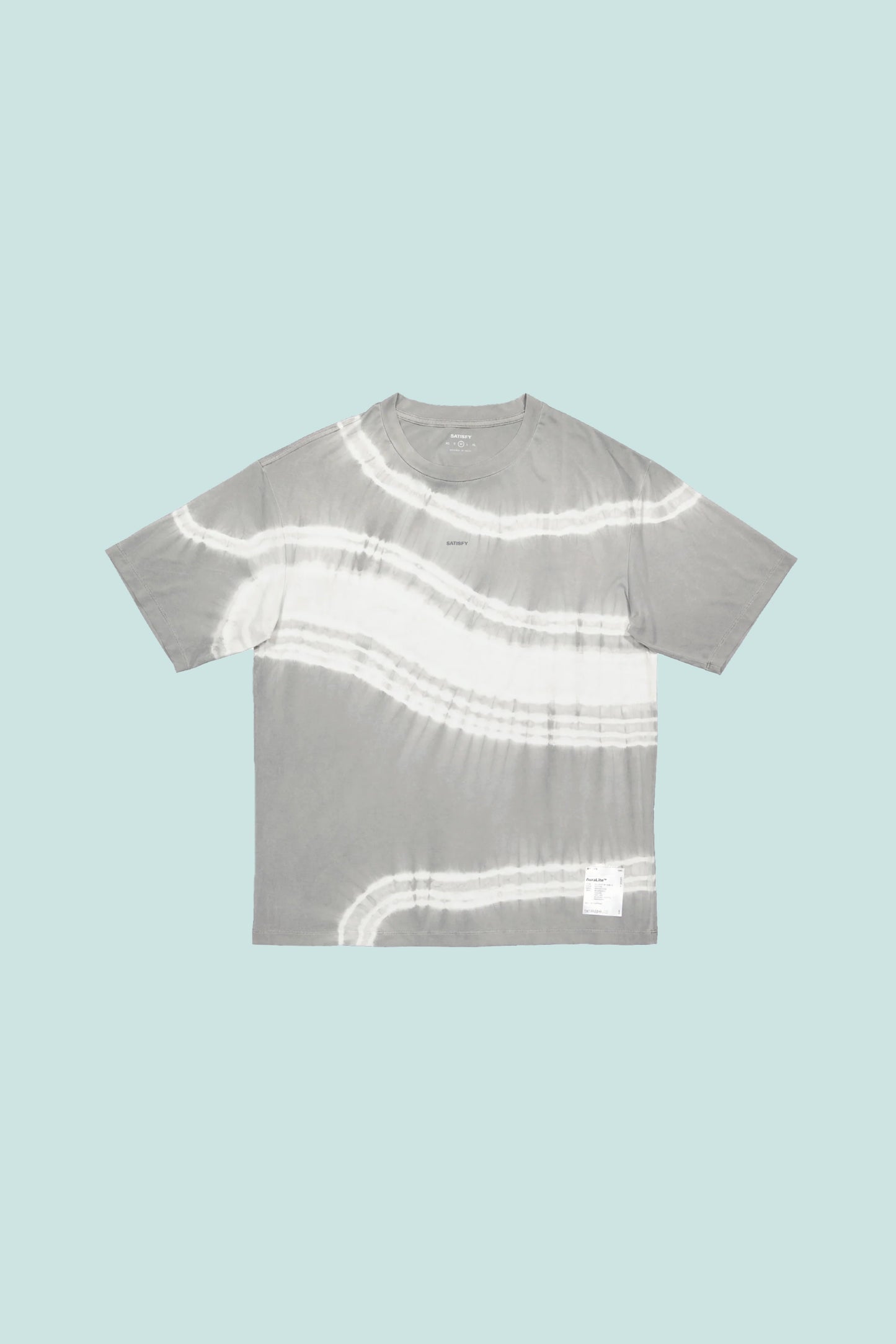 Satisfy AuraLite™ T-Shirt - Tie-Dye Mineral Graphite