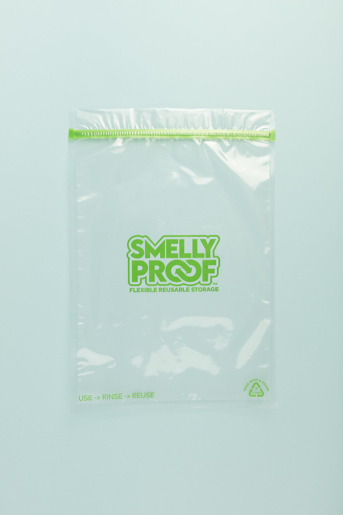 Smelly Proof Reusable Bag Flat, Extra Large.