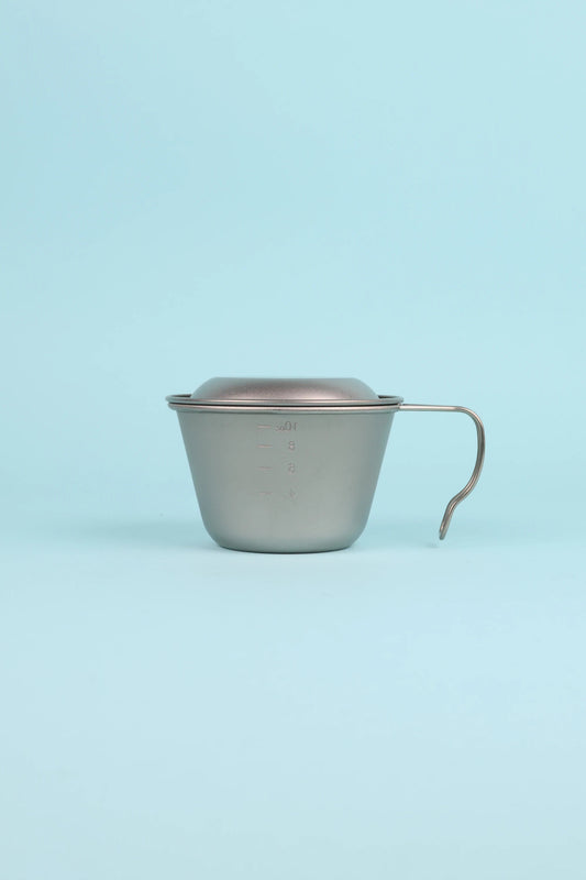 Snow Peak Deep Titanium Backpacker's Cup with Lid | Coffee Outdoors