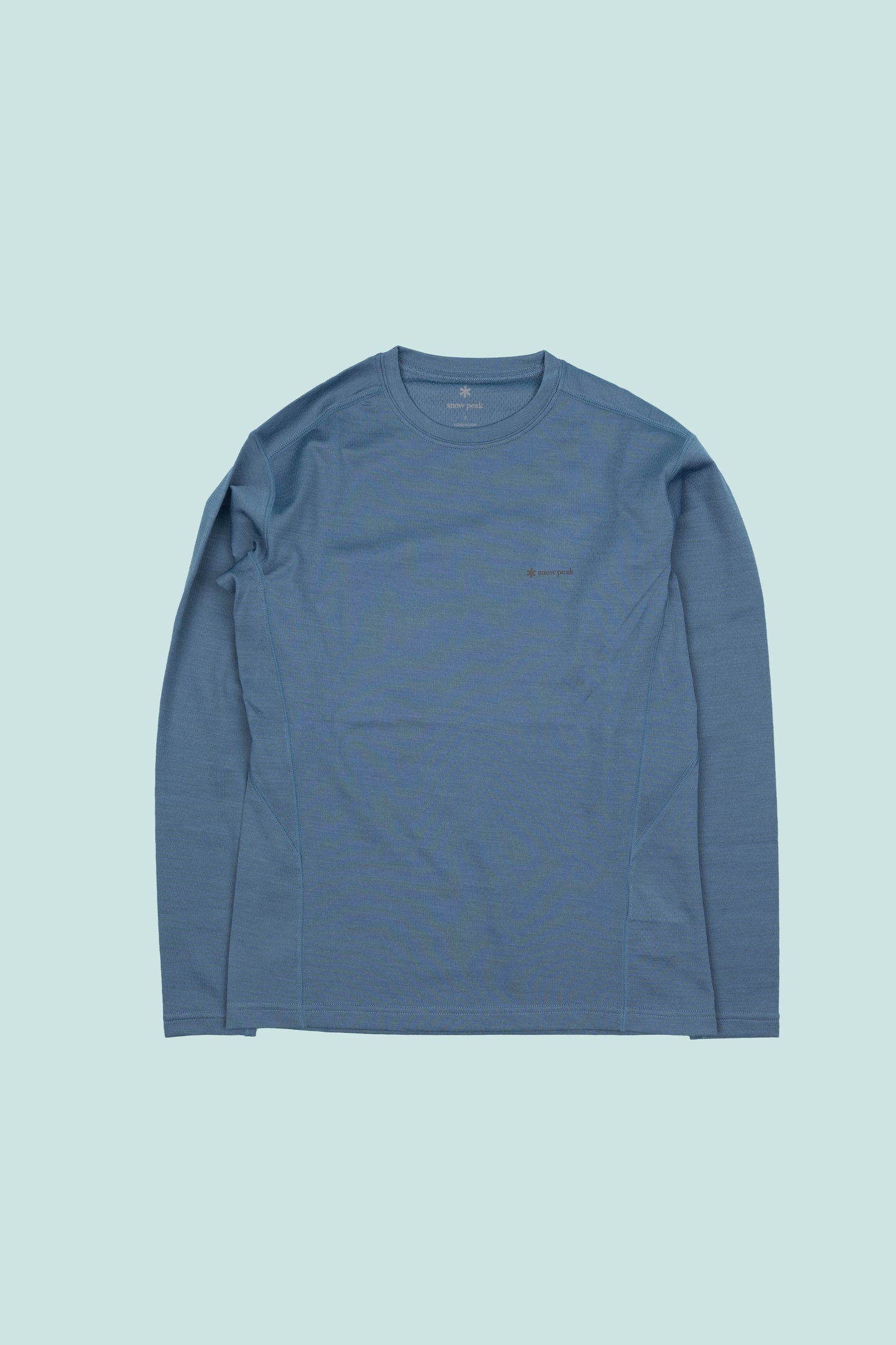 Snow Peak Pe/Wo Long Sleeve T-Shirt - Blue