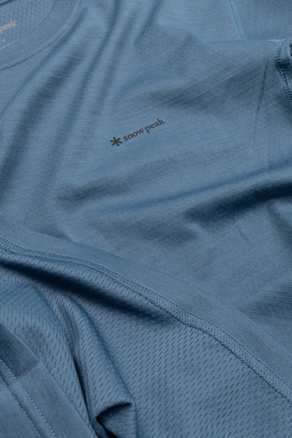 Snow Peak Pe/Wo Long Sleeve T-Shirt - Blue
