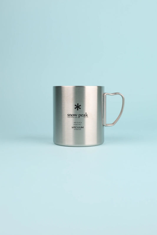 Snow Peak Stainless Double Wall Mug 450 | Coffee Outdoors