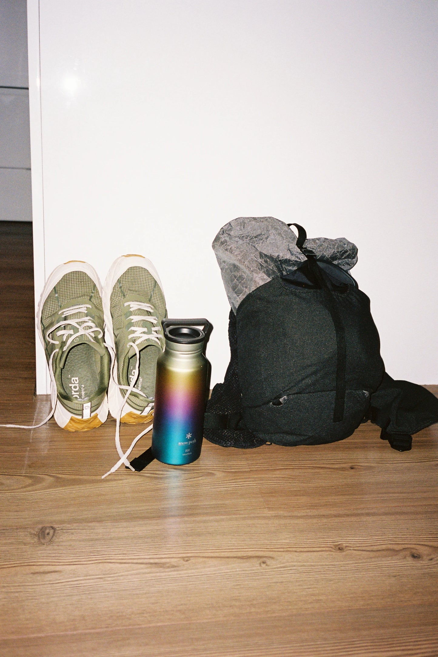 Snow Peak Titanium Aurora Bottle 800 - Rainbow | Coffee Outdoors