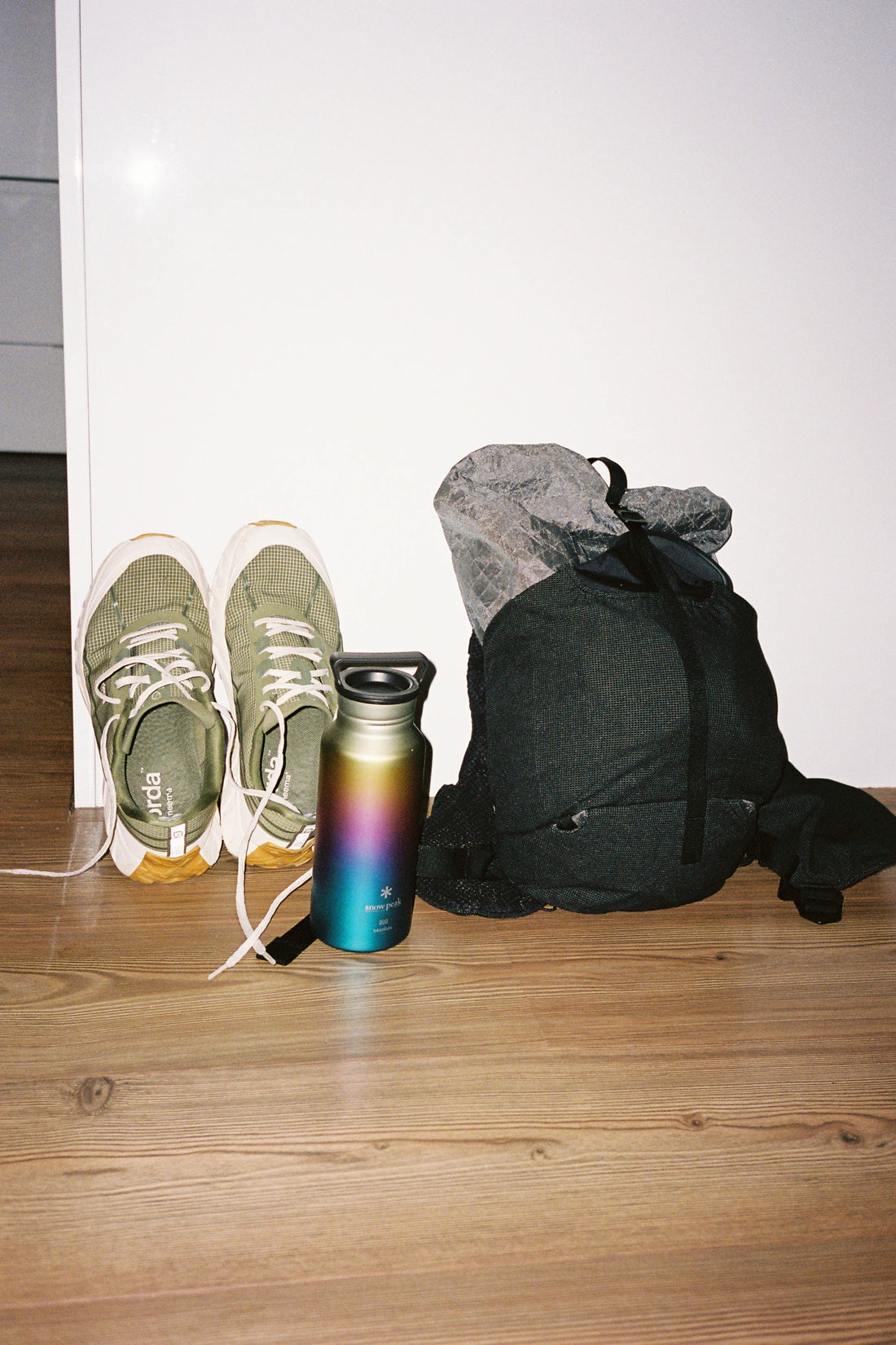 Snow Peak Titanium Aurora Bottle 800 - Rainbow | Coffee Outdoors