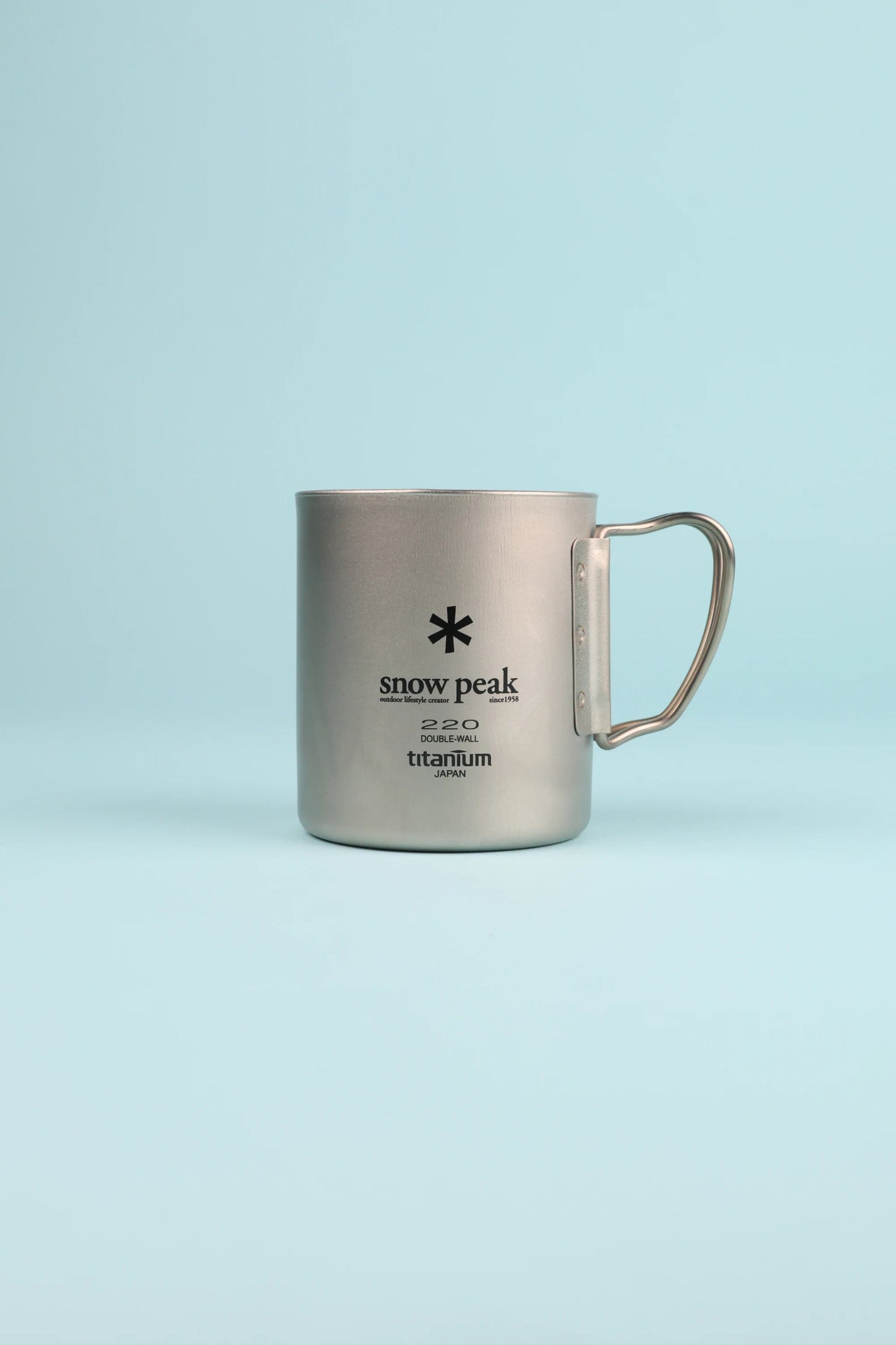 Snow Peak Titanium Double Wall Cup 220 | Coffee Outdoors