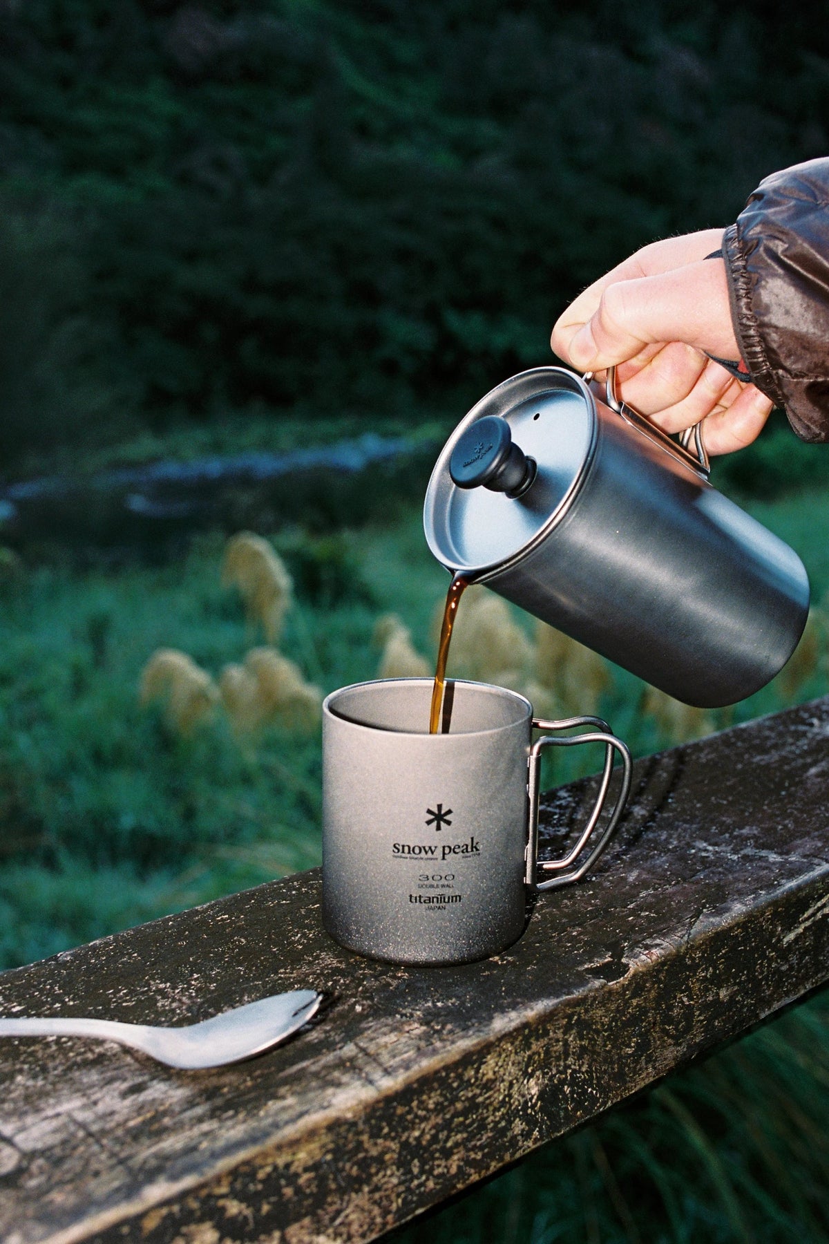 Titanium French Press | Snow Peak | Coffee Outdoors
