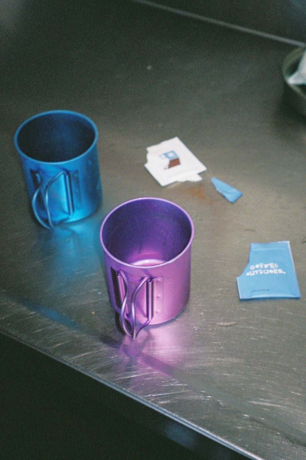 Snow Peak Titanium Single Wall Cup 450 - Purple | Coffee Outdoors