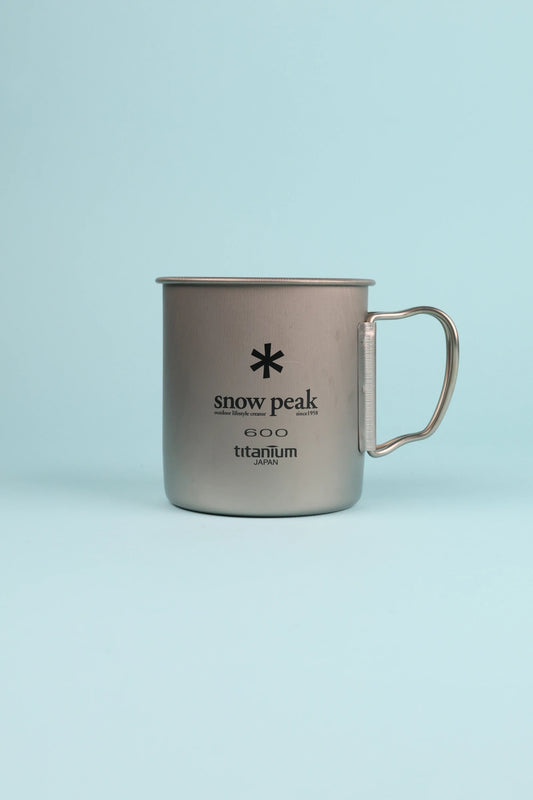 Snow Peak Titanium Single Wall Cup 600 | Coffee Outdoors