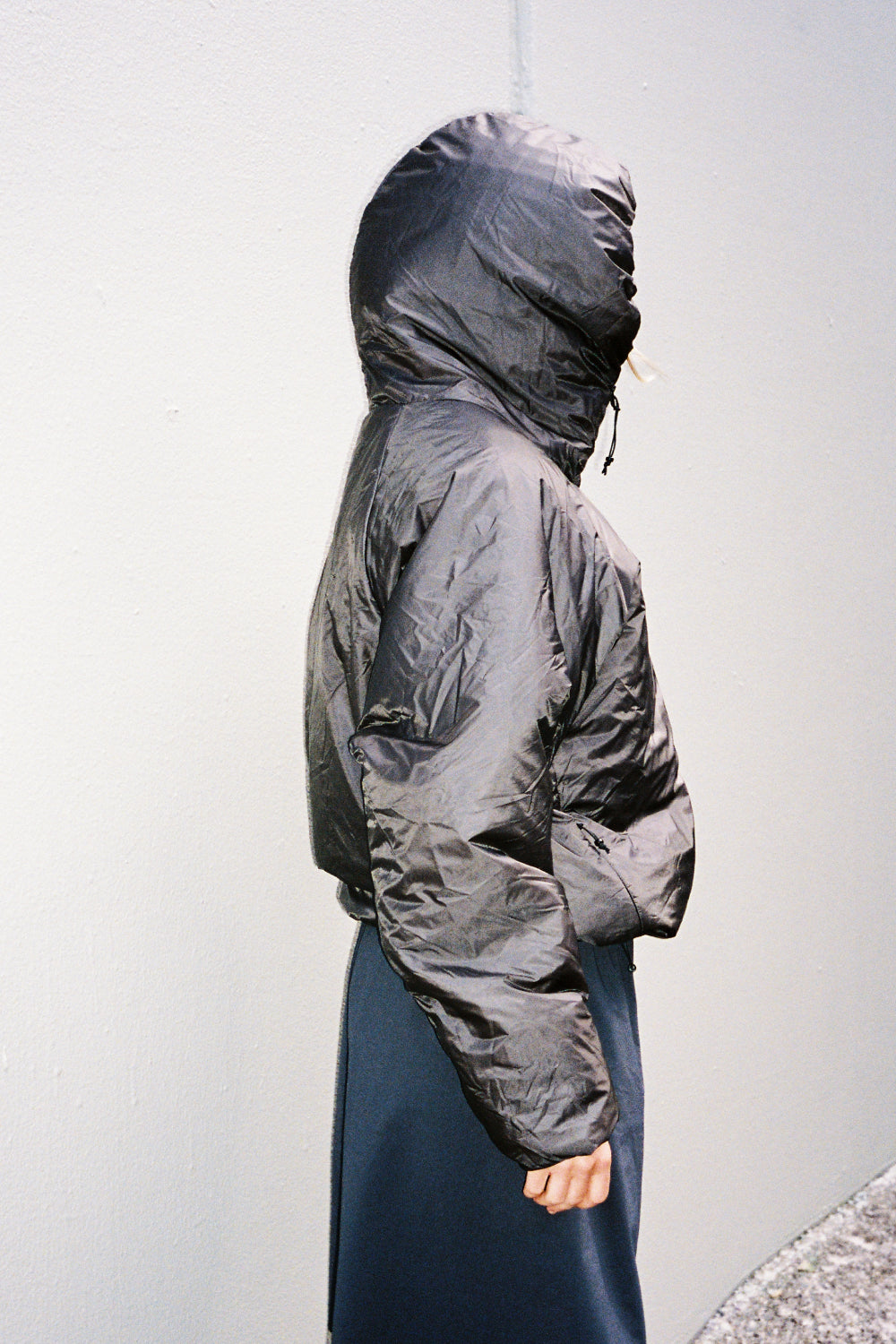 Heatwave Puffer Jacket v1.5 in Major Brown, showcasing a stylish and lightweight design with a hood.