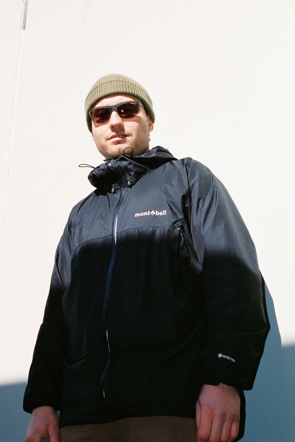 Montbell US Men's Rain Trekker in Black, view 7.