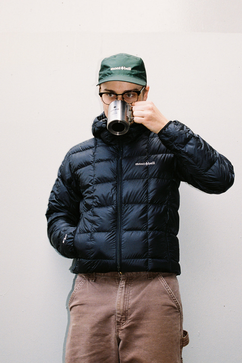Montbell US Men's Superior 800 Down Parka in Black, view 2.