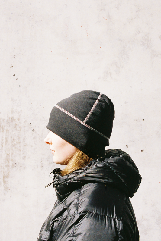 Thurston Power Wool™ Beanie - Black / Glacier Grey