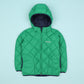 Montbell Kids Reversible Down Parka - Dark Navy/Viridian