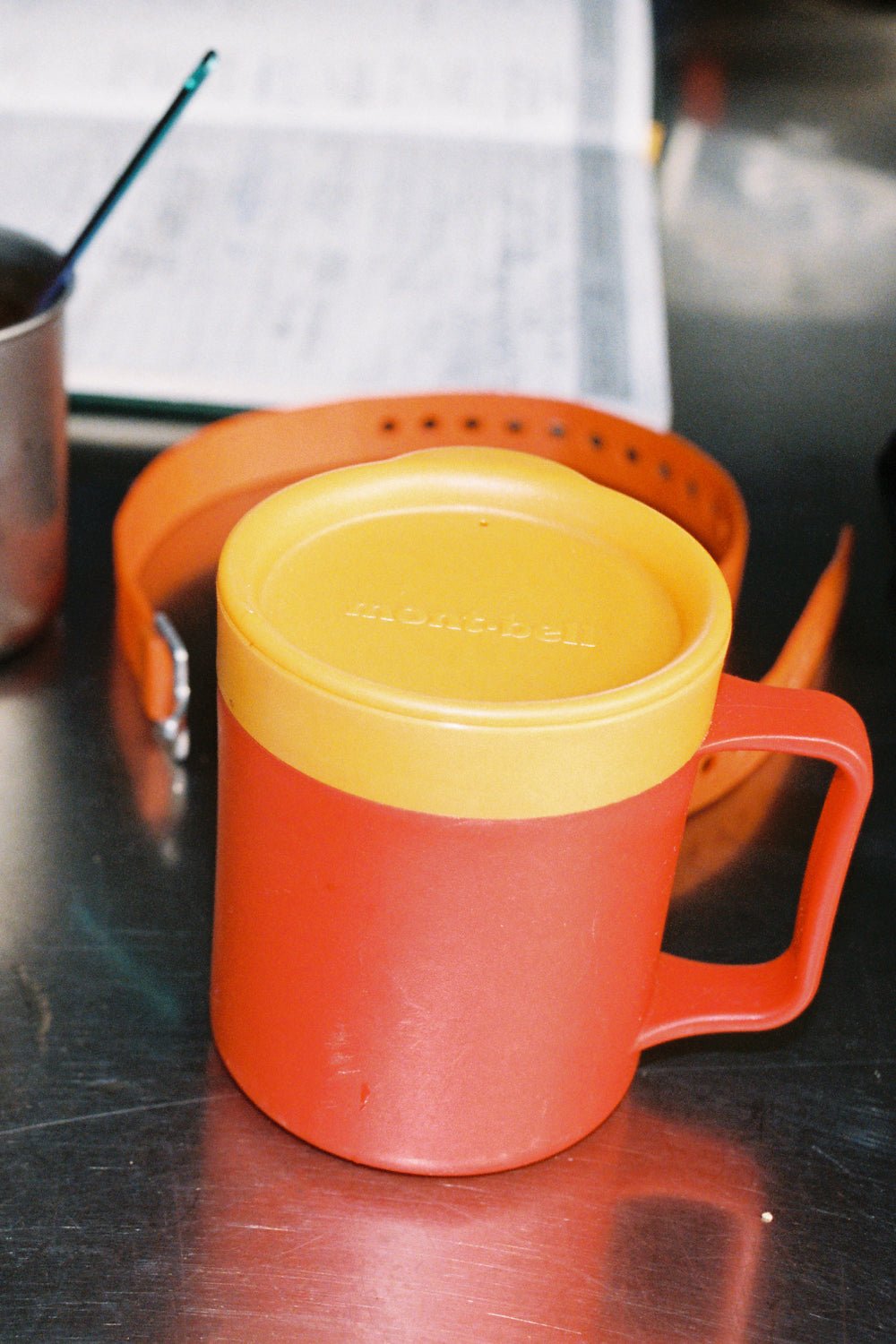 Montbell Thermo Mug 200  - Sunset Orange | Coffee Outdoors
