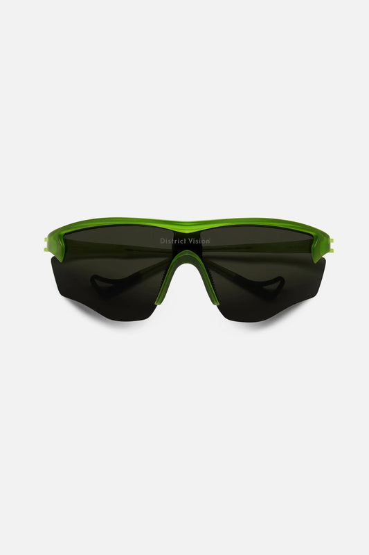 District Vision Junya Racer Sunglasses -Algae/D+ G15 | Coffee Outdoors
