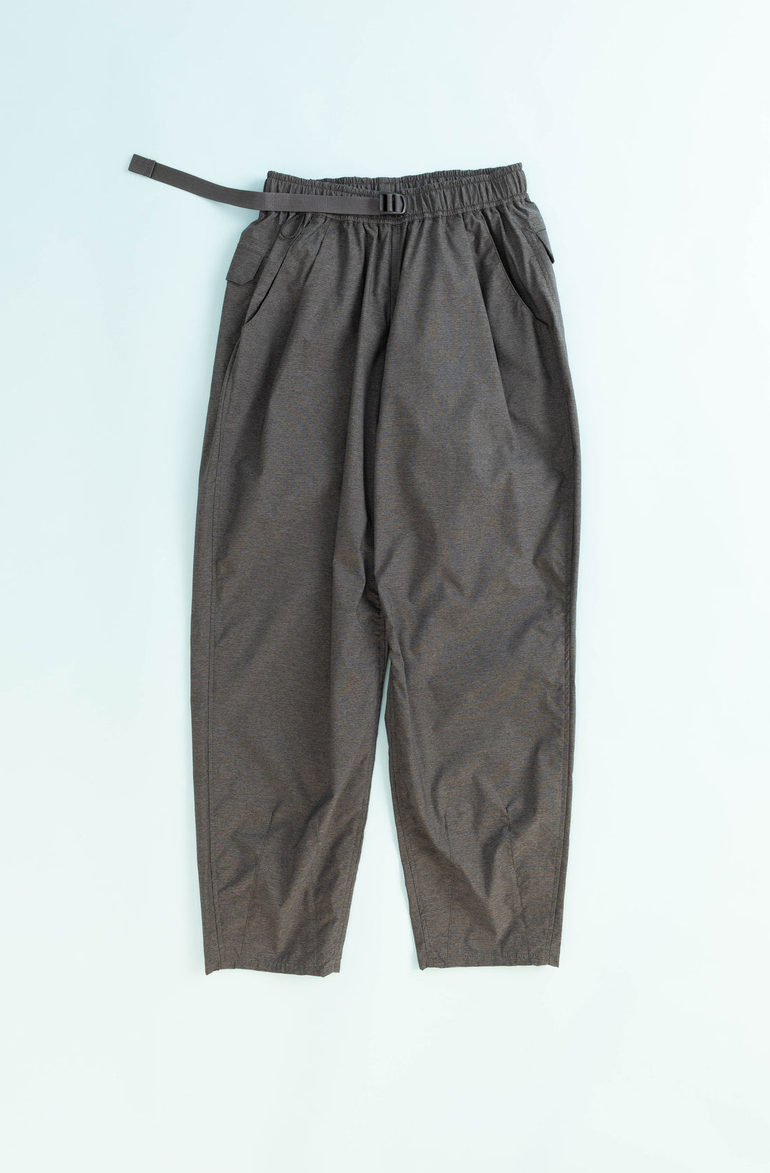 Light 5-Pocket Wide Pants - Dark Gray