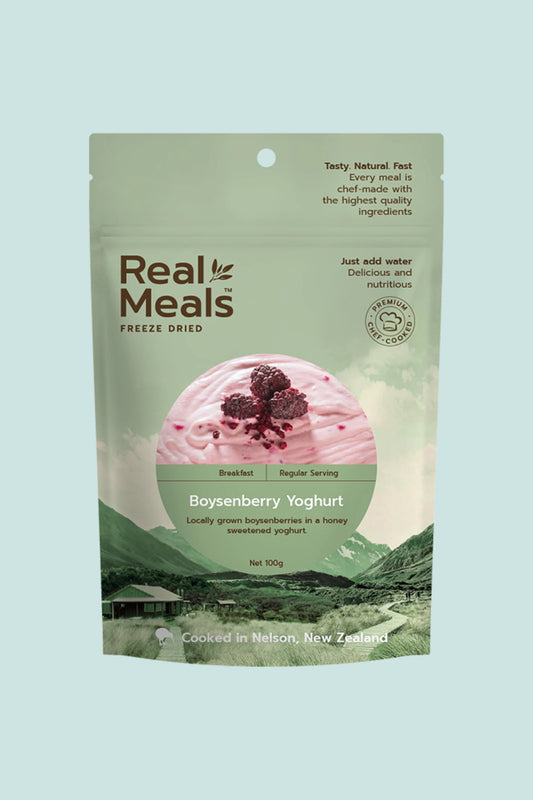 Real Meals Boysenberry Yoghurt | Coffee Outdoors