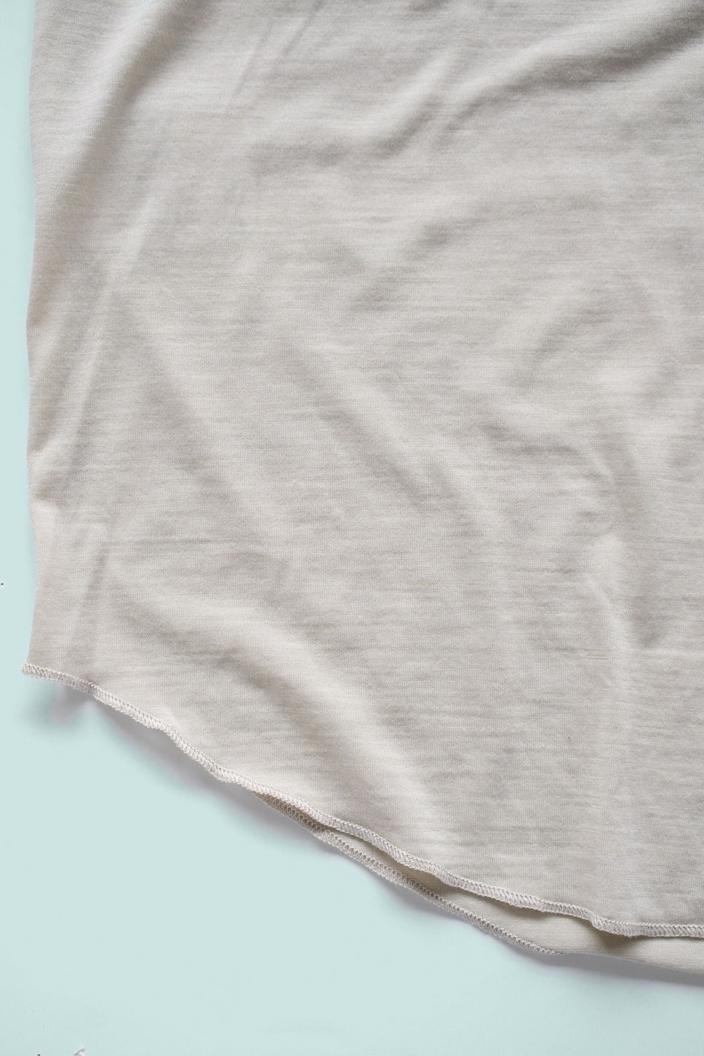 Creeper Crew Merino v2.0 in Feather Gray, detail