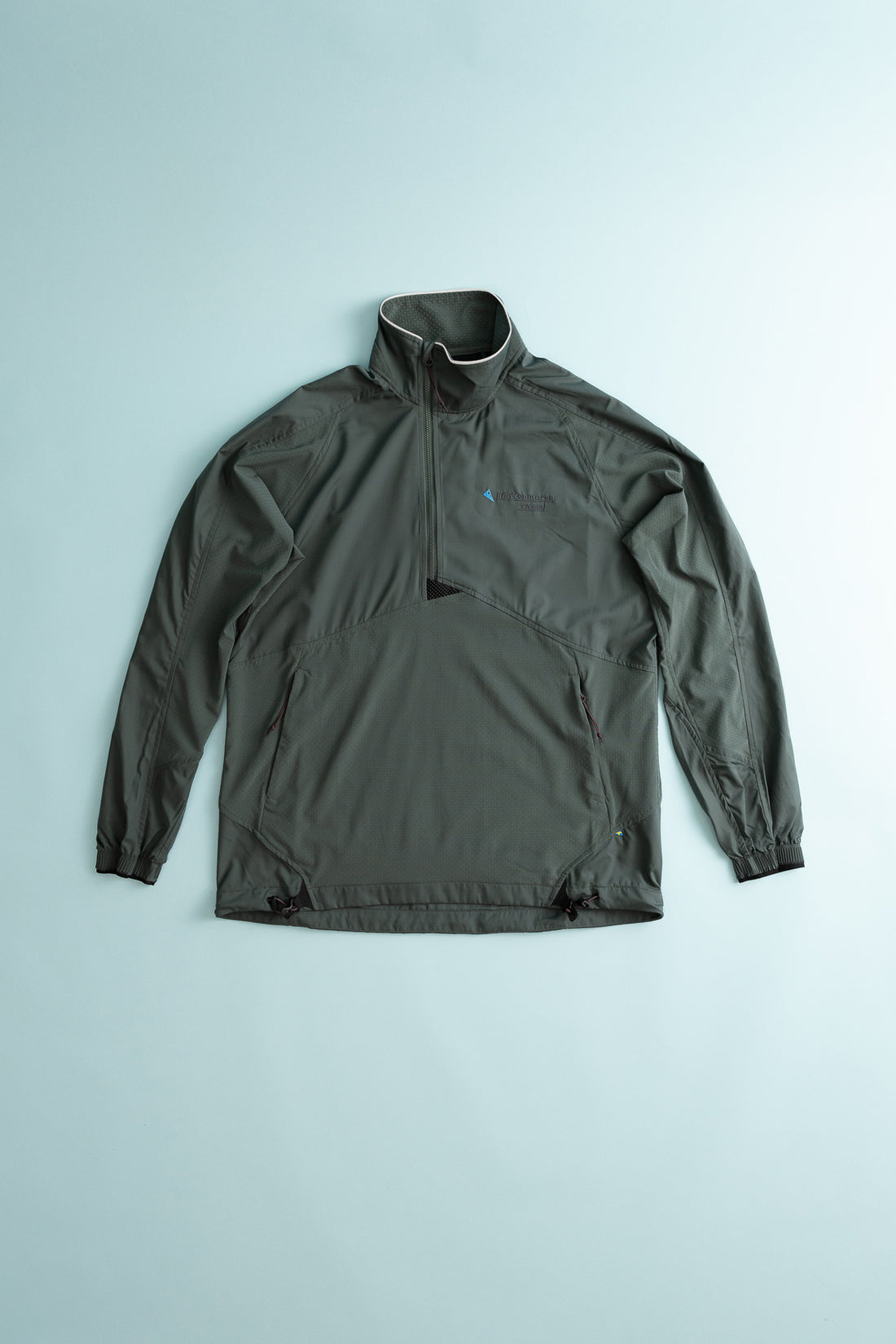Klattermusen Men's Vingner Anorak in Dark Teal, view 1.