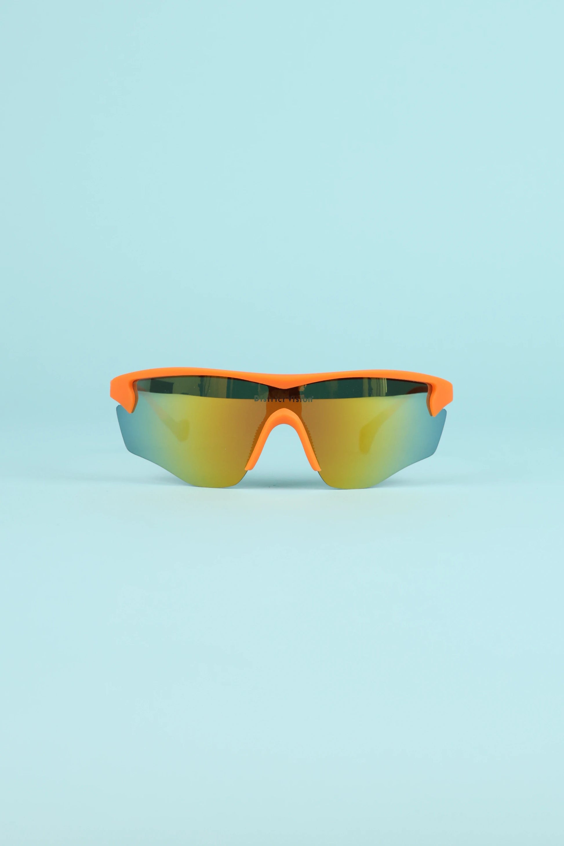District Vision Junya Racer Sunglasses - Citrus/D+ Amber Mirror | Coffee Outdoors
