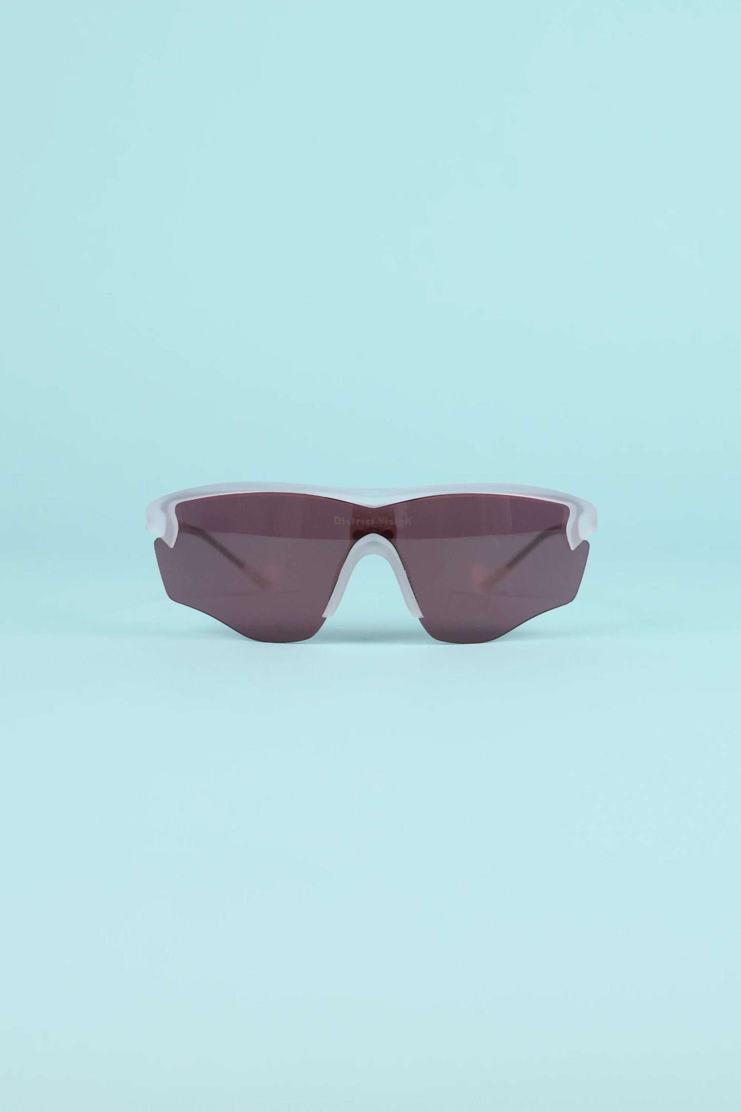 District Vision Junya Racer Sunglasses - Clear/D+ Black Rose | Coffee Outdoors