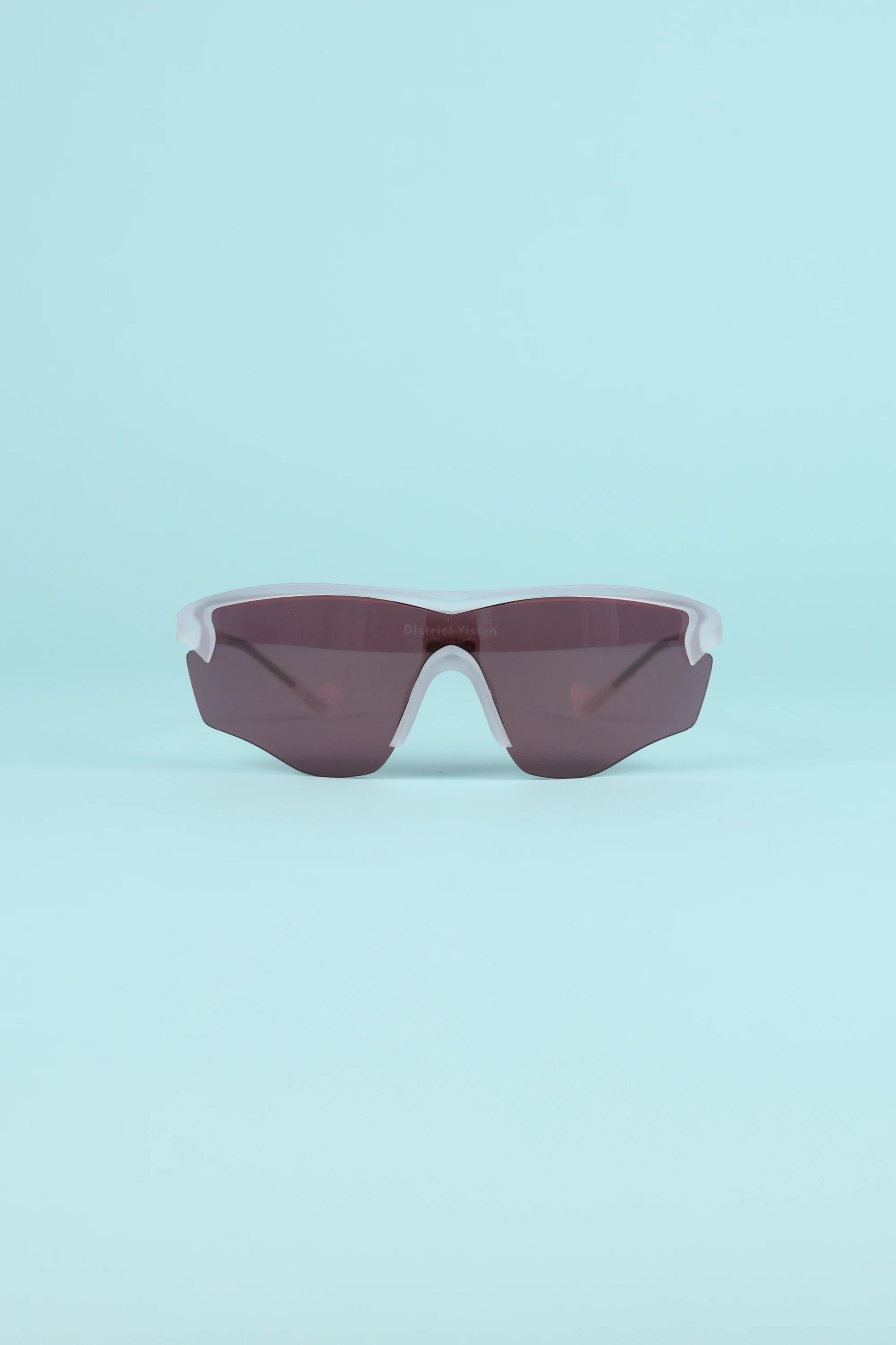 District Vision Junya Racer Sunglasses - Clear/D+ Black Rose | Coffee Outdoors