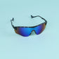 District Vision Junya Racer Sunglasses - Navy Pink Mosaic/D+ Blue Mirror | Coffee Outdoors