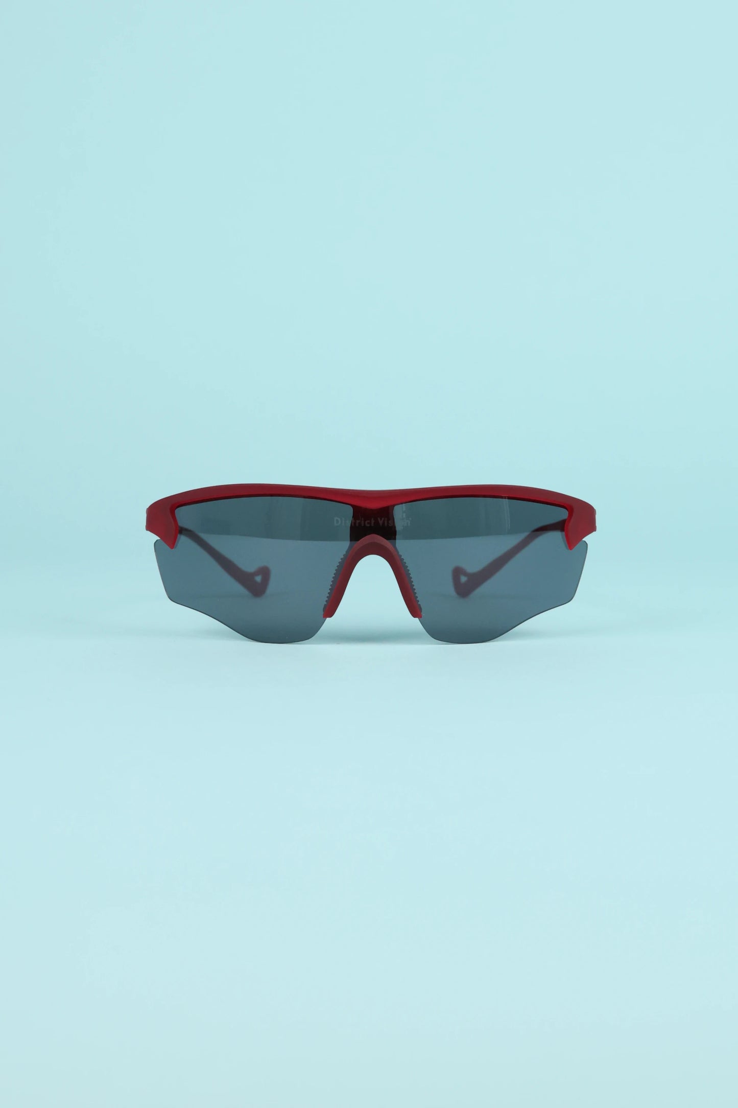 District Vision Junya Racer Sunglasses - Ruby/D+ Onyx Mirror | Coffee Outdoors