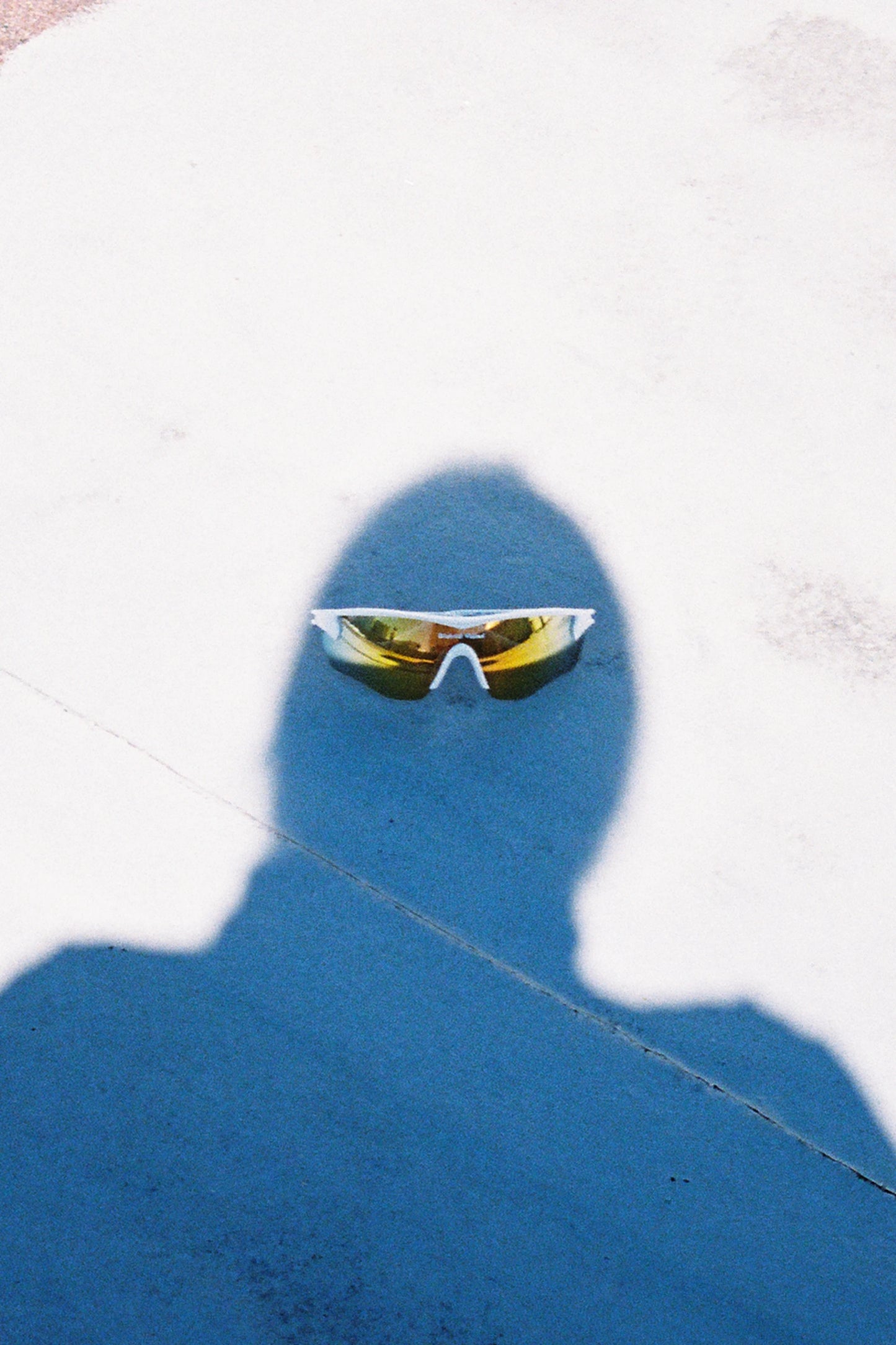 District Vision Junya Racer Sunglasses - White/D+ Amber Mirror | Coffee Outdoors