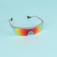 District Vision Koharu Eclipse Sunglasses - Carbon/D+ Spectral Mirror | Coffee Outdoors