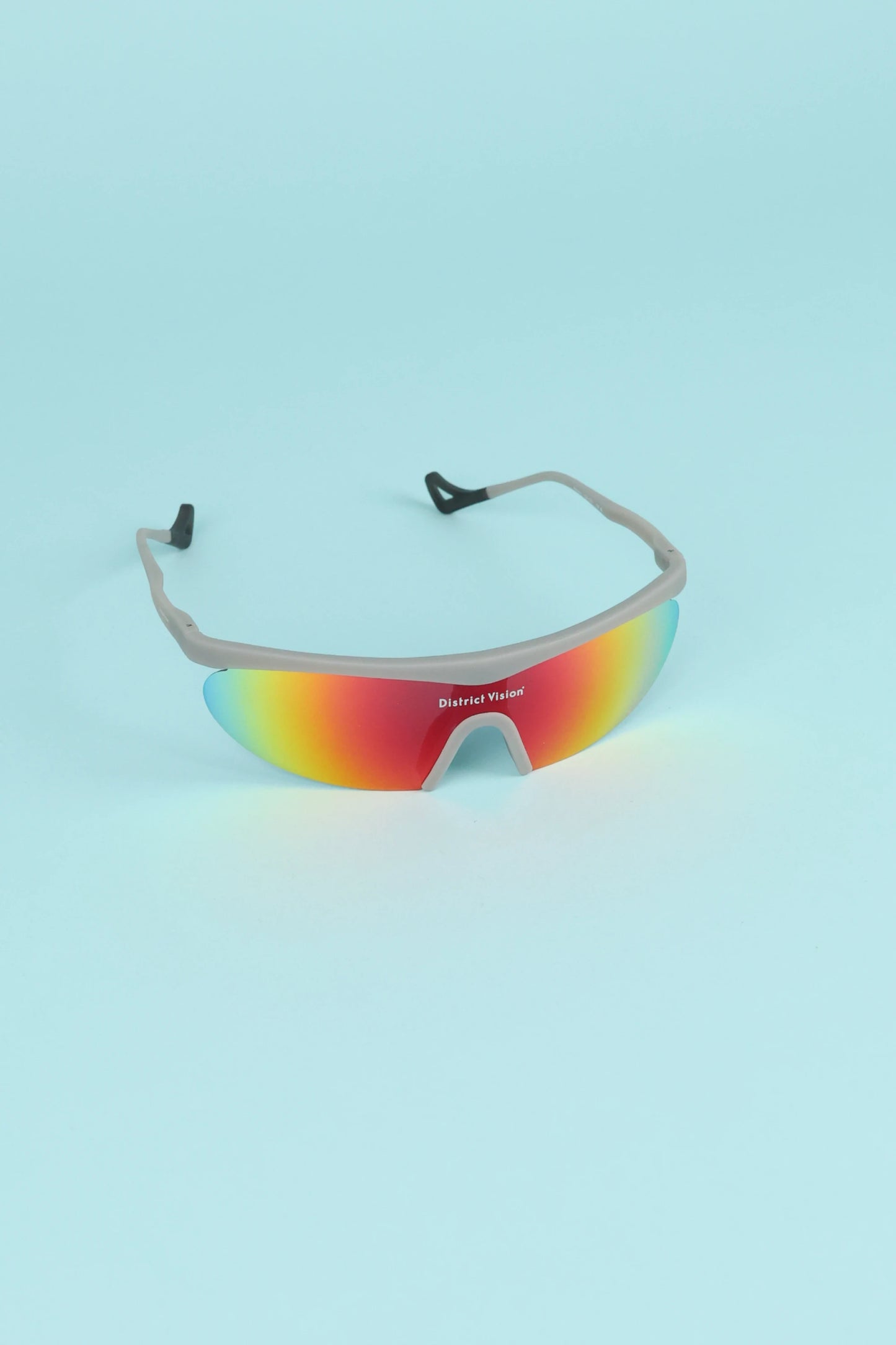 District Vision Koharu Eclipse Sunglasses - Carbon/D+ Spectral Mirror | Coffee Outdoors