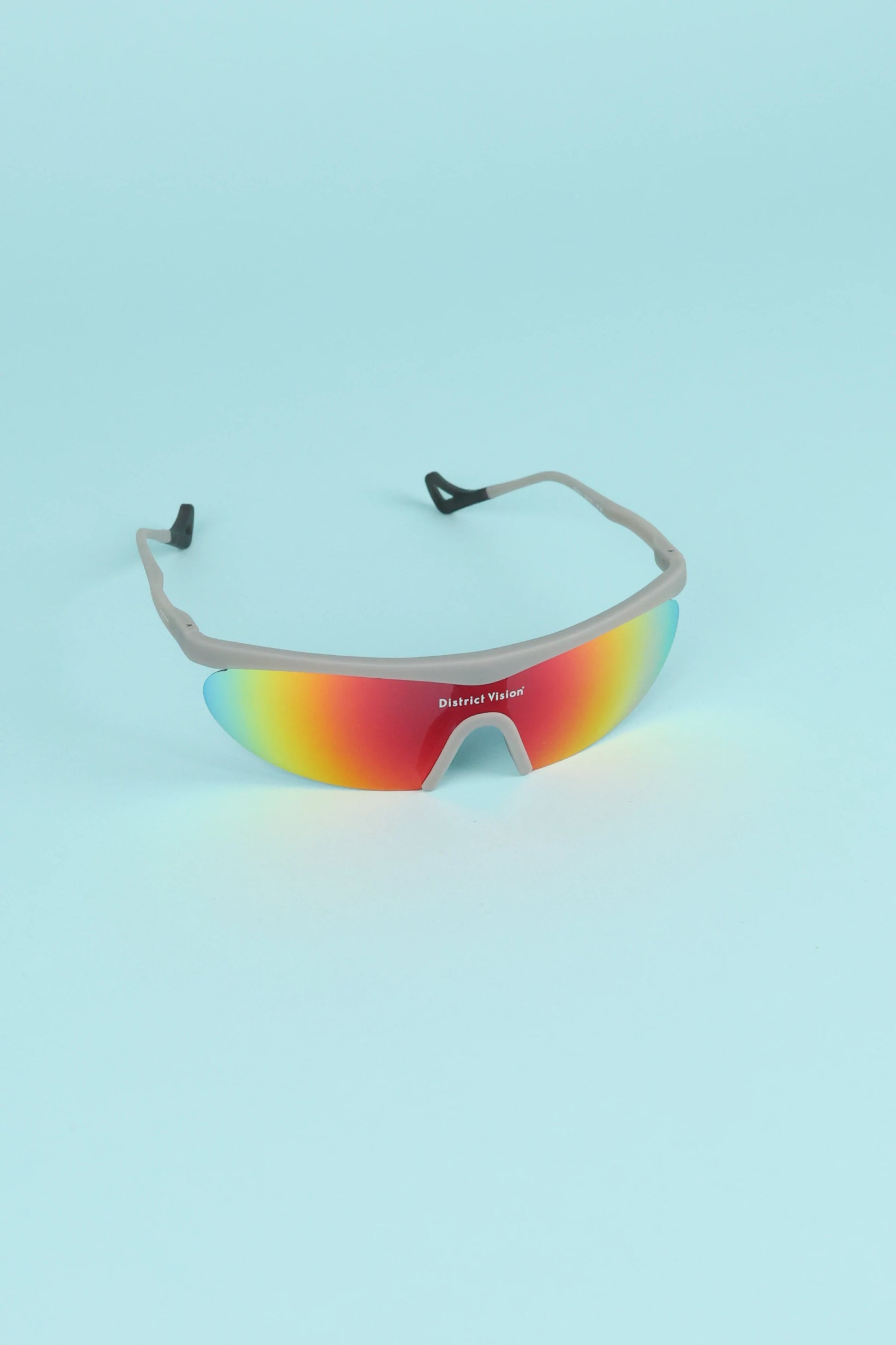 District Vision Koharu Eclipse Sunglasses - Carbon/D+ Spectral Mirror | Coffee Outdoors