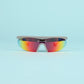District Vision Koharu Eclipse Sunglasses - Carbon/D+ Spectral Mirror | Coffee Outdoors