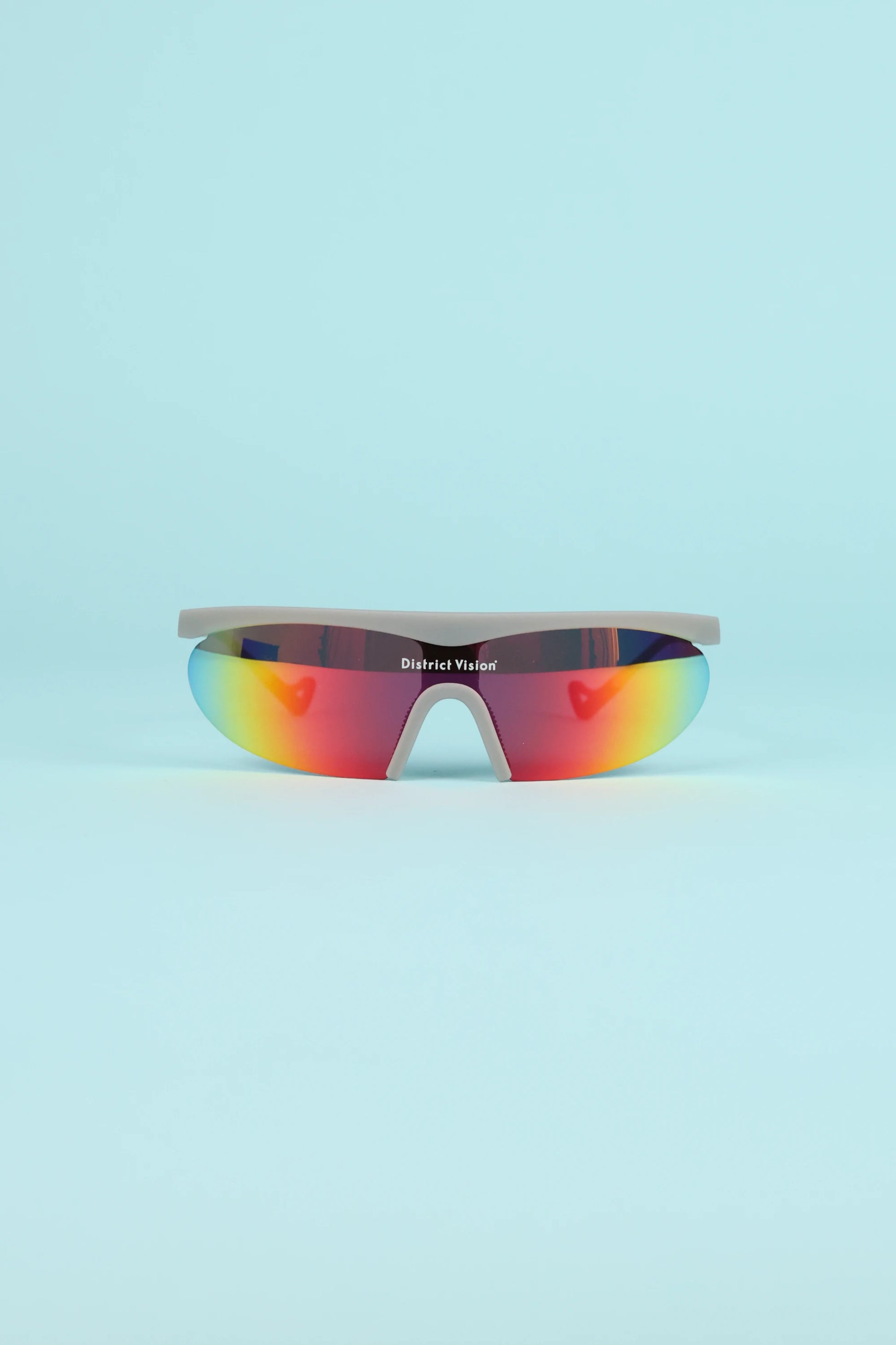 District Vision Koharu Eclipse Sunglasses - Carbon/D+ Spectral Mirror | Coffee Outdoors