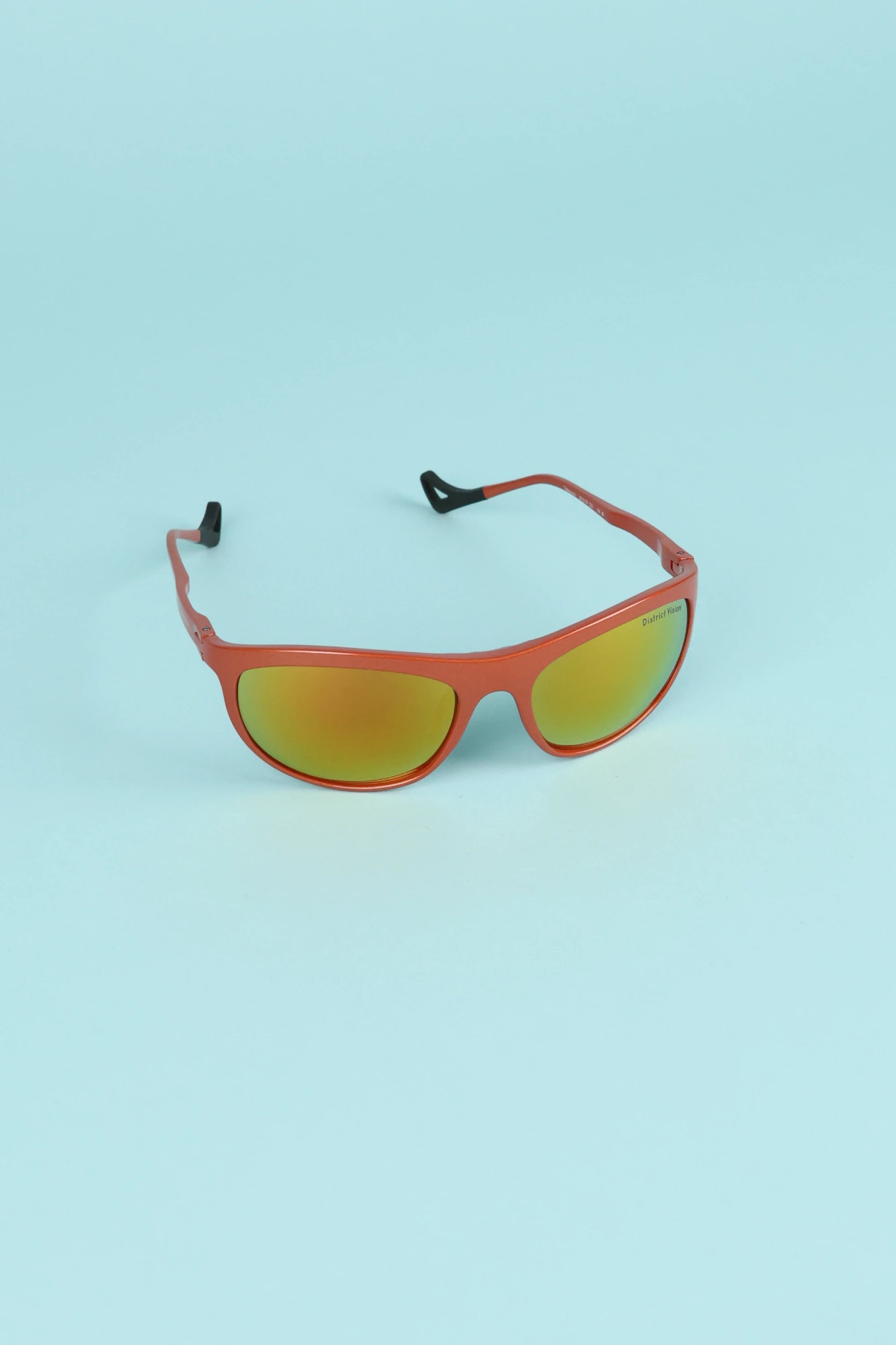 District Vision Takeyoshi Altitude Master Sunglasses - Sunburst/D+ Amber Mirror | Coffee Outdoors
