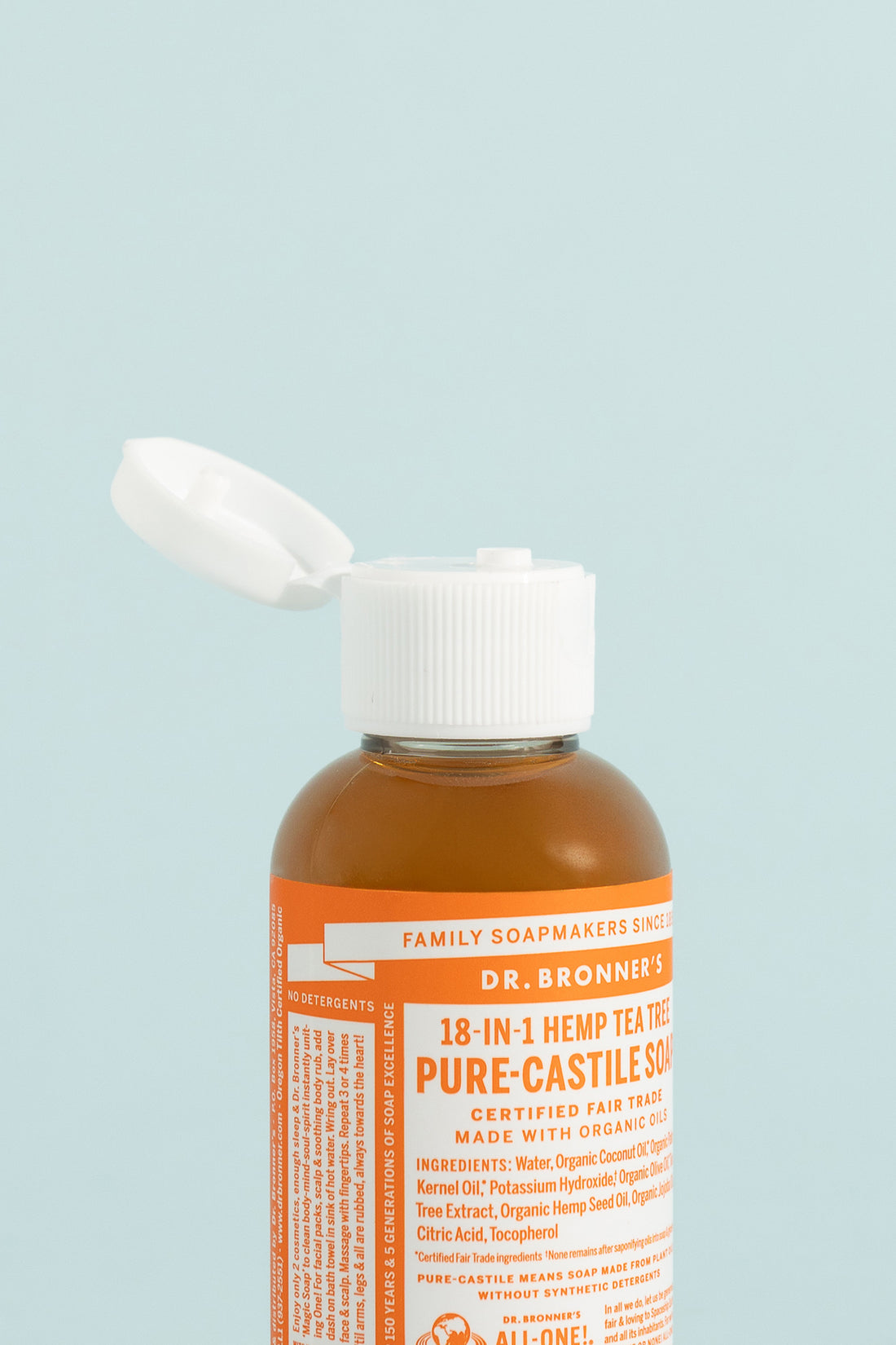 Hemp Tea Tree Pure-Castile Liquid Soap - 59ml