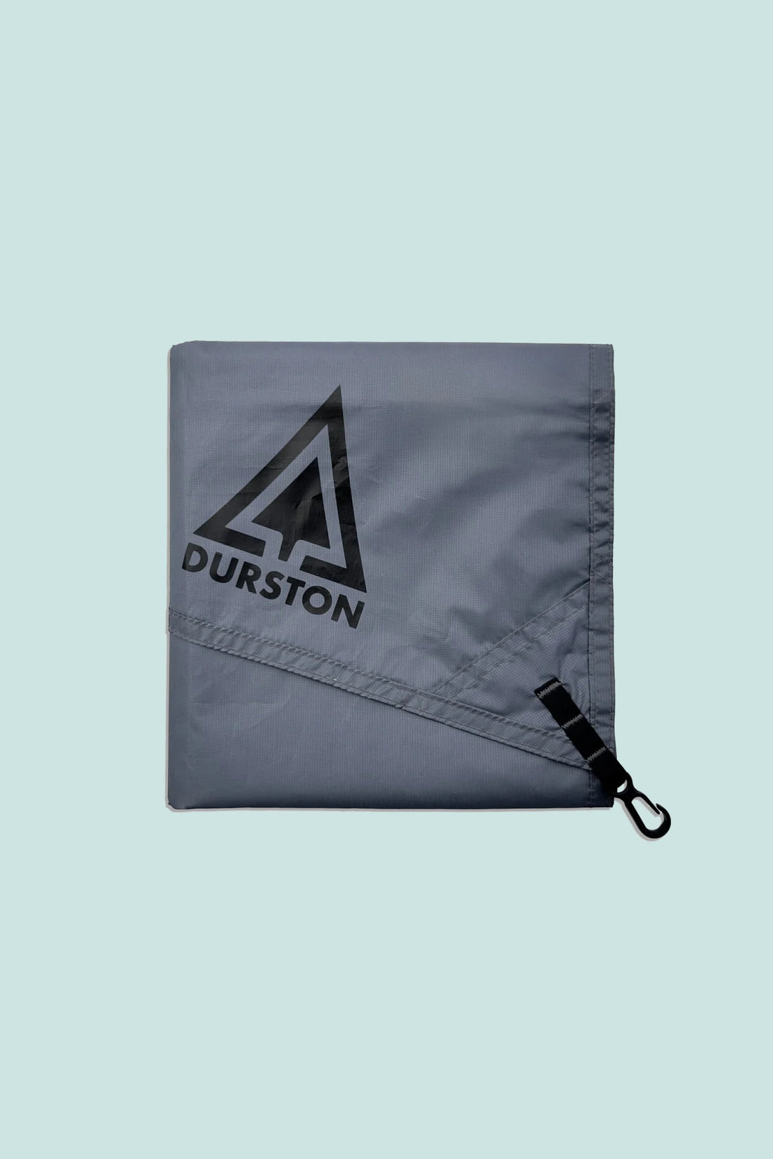 Durston Groundsheet - X-Dome 2 folded with Durston logo on a light background.