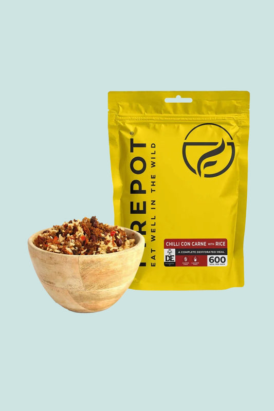 Firepot Chilli Con Carne with Rice - Regular Serving | Coffee Outdoors