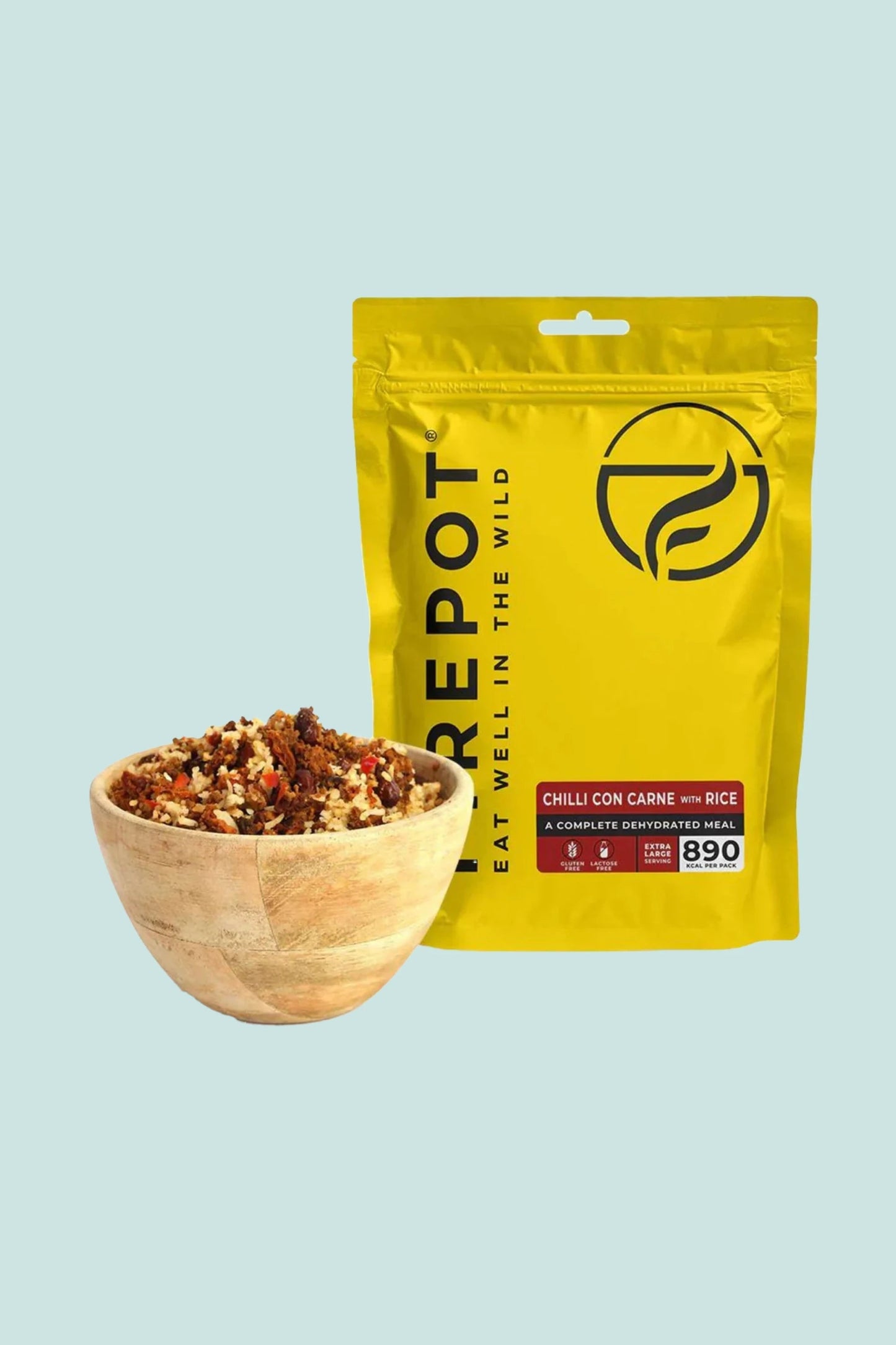 Firepot Chilli Con Carne with Rice - Extra Large Serving | Coffee Outdoors