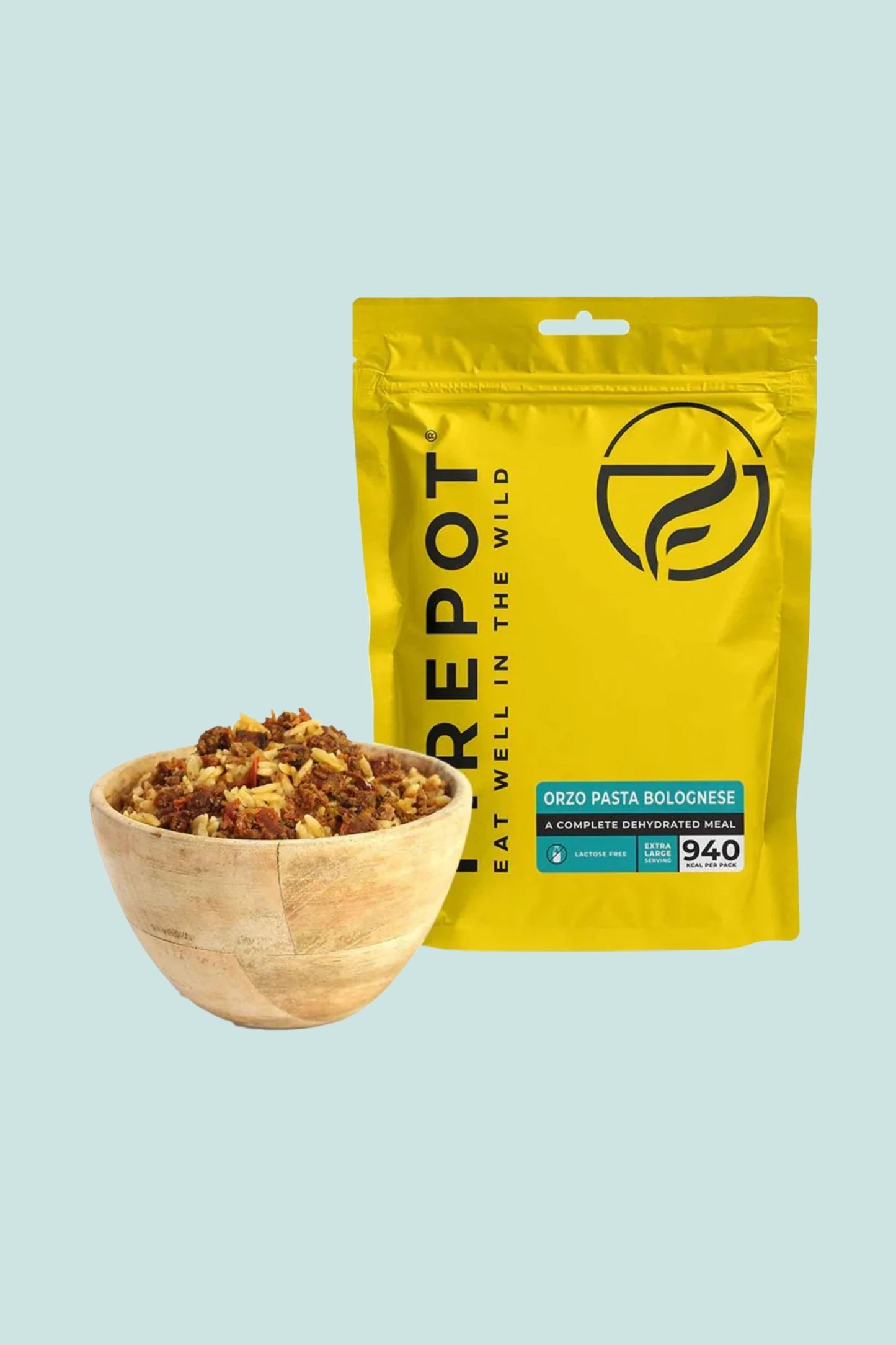 Firepot Orzo Pasta Bolognese - Extra Large Serving | Coffee Outdoors